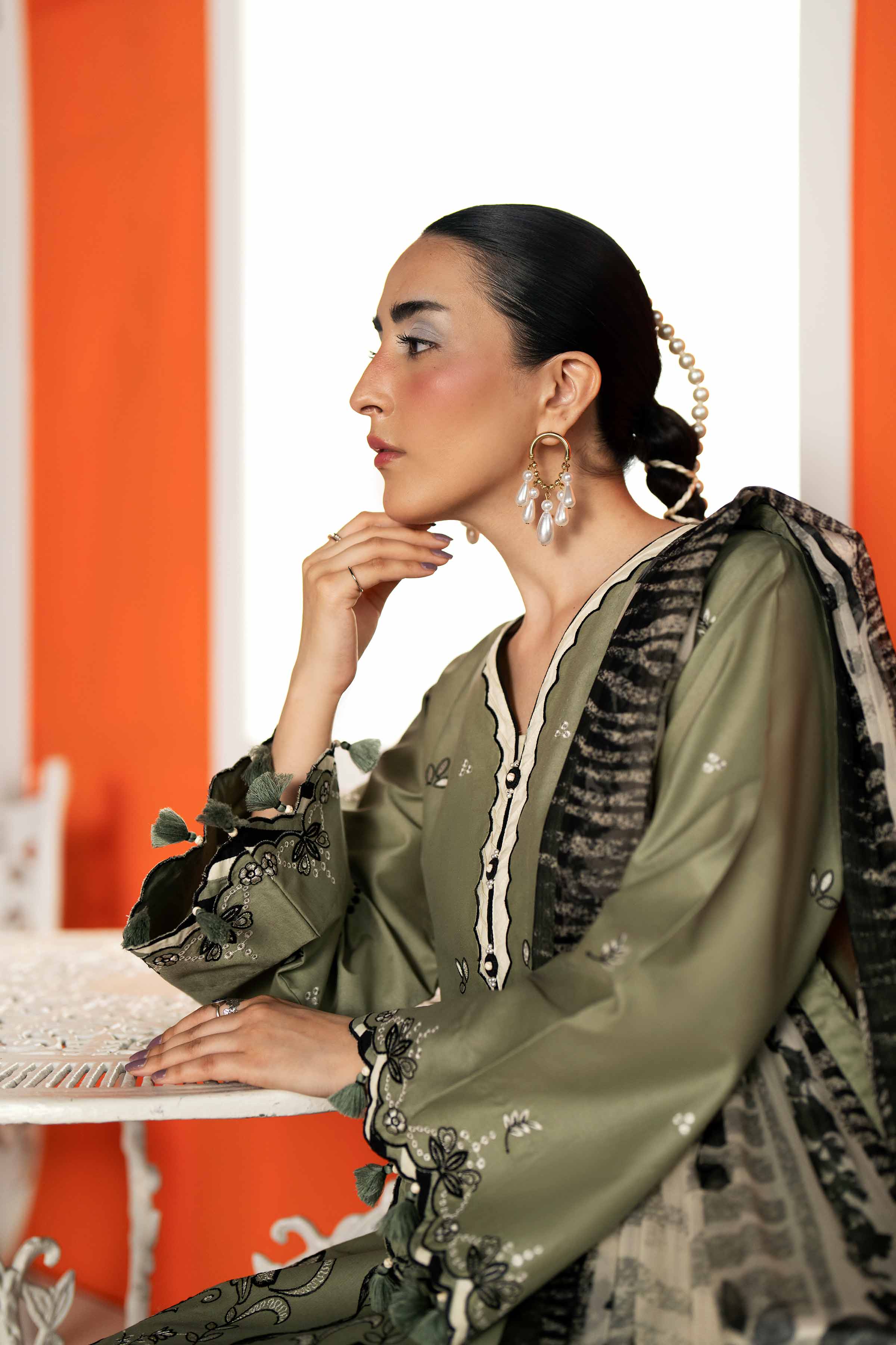 3 Piece - Digital Printed Embroidered Suit - 42601985 for Women - Unstitched Collection | Nishat | Shop Online