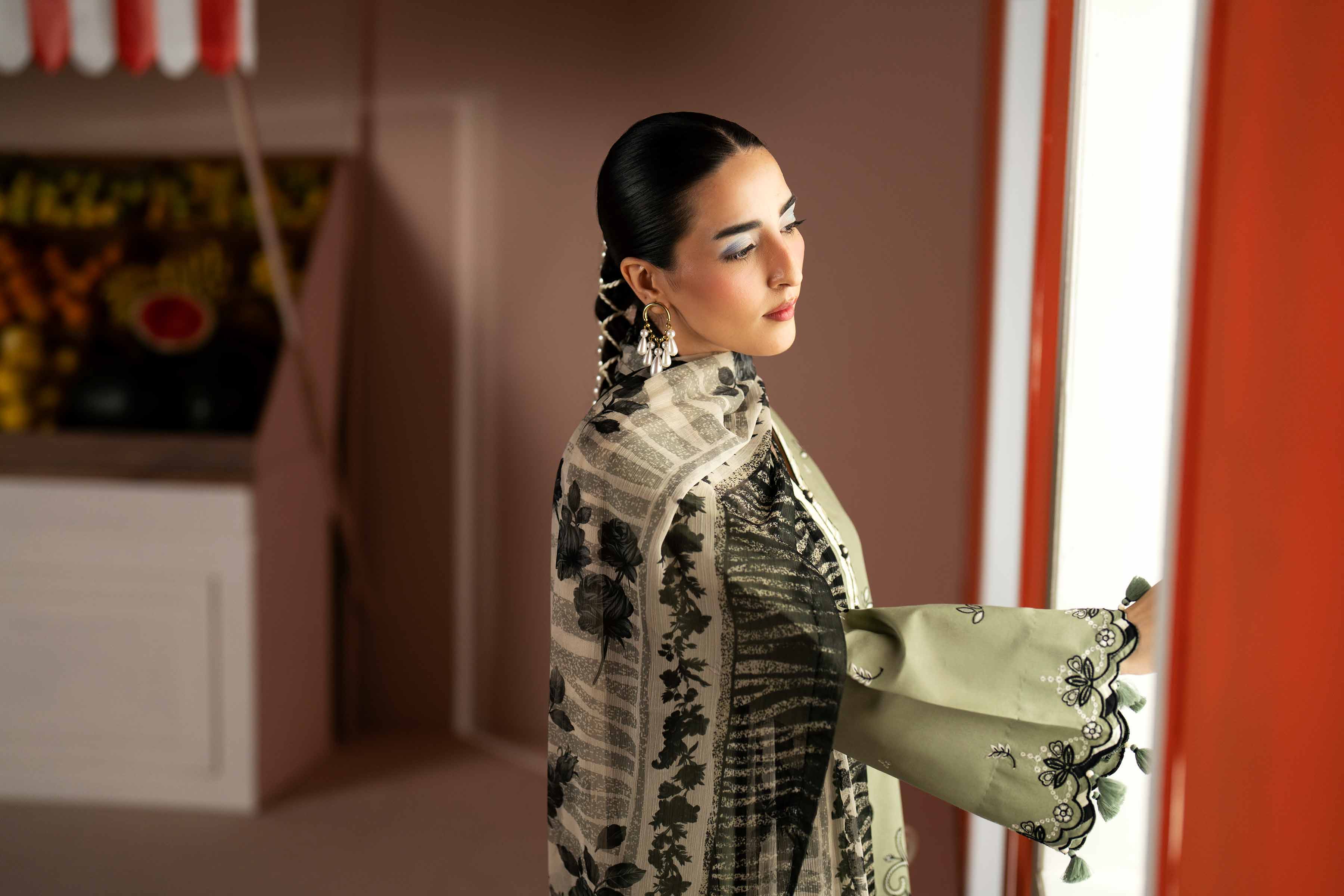 3 Piece - Digital Printed Embroidered Suit - 42601985 for Women - Unstitched Collection | Nishat | Shop Online