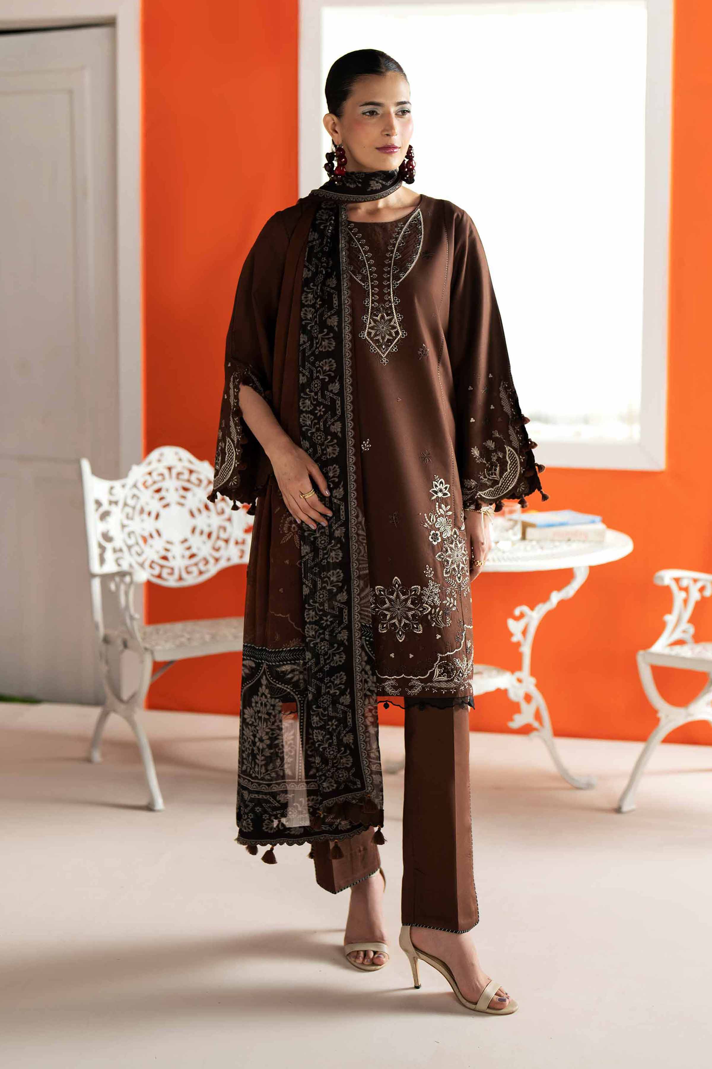 3 Piece - Digital Printed Embroidered Suit - 42601986 for Women - Unstitched Collection | Nishat | Shop Online