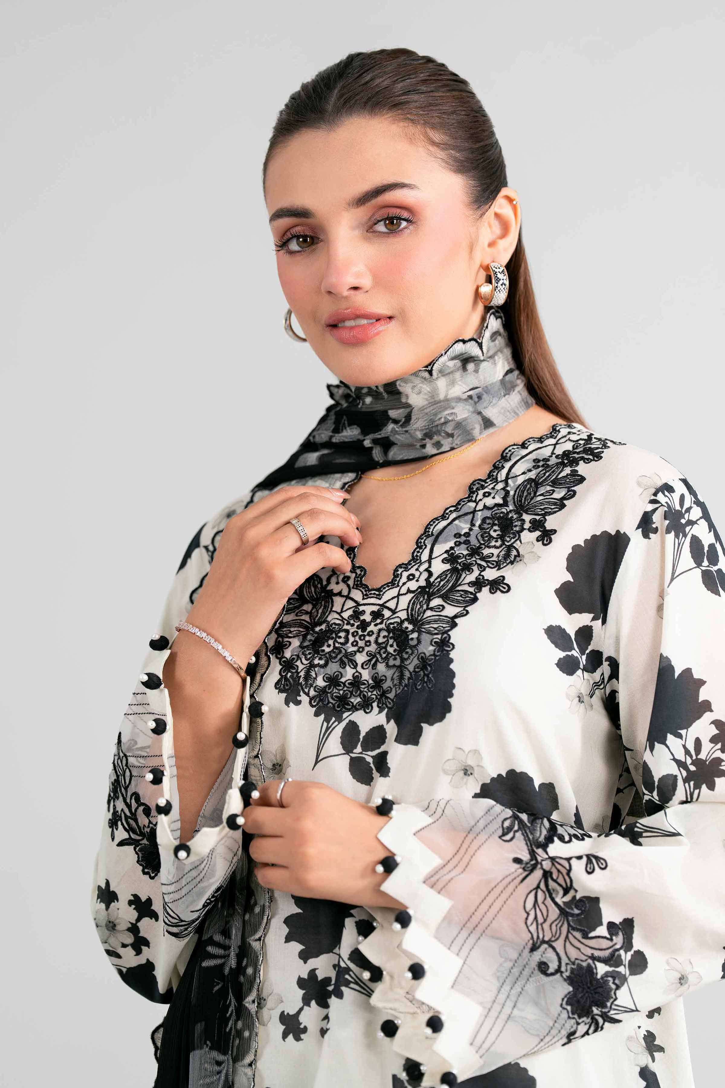 3 Piece - Digital Printed Embroidered Suit - 42601996 for Women - Unstitched Collection | Nishat | Shop Online