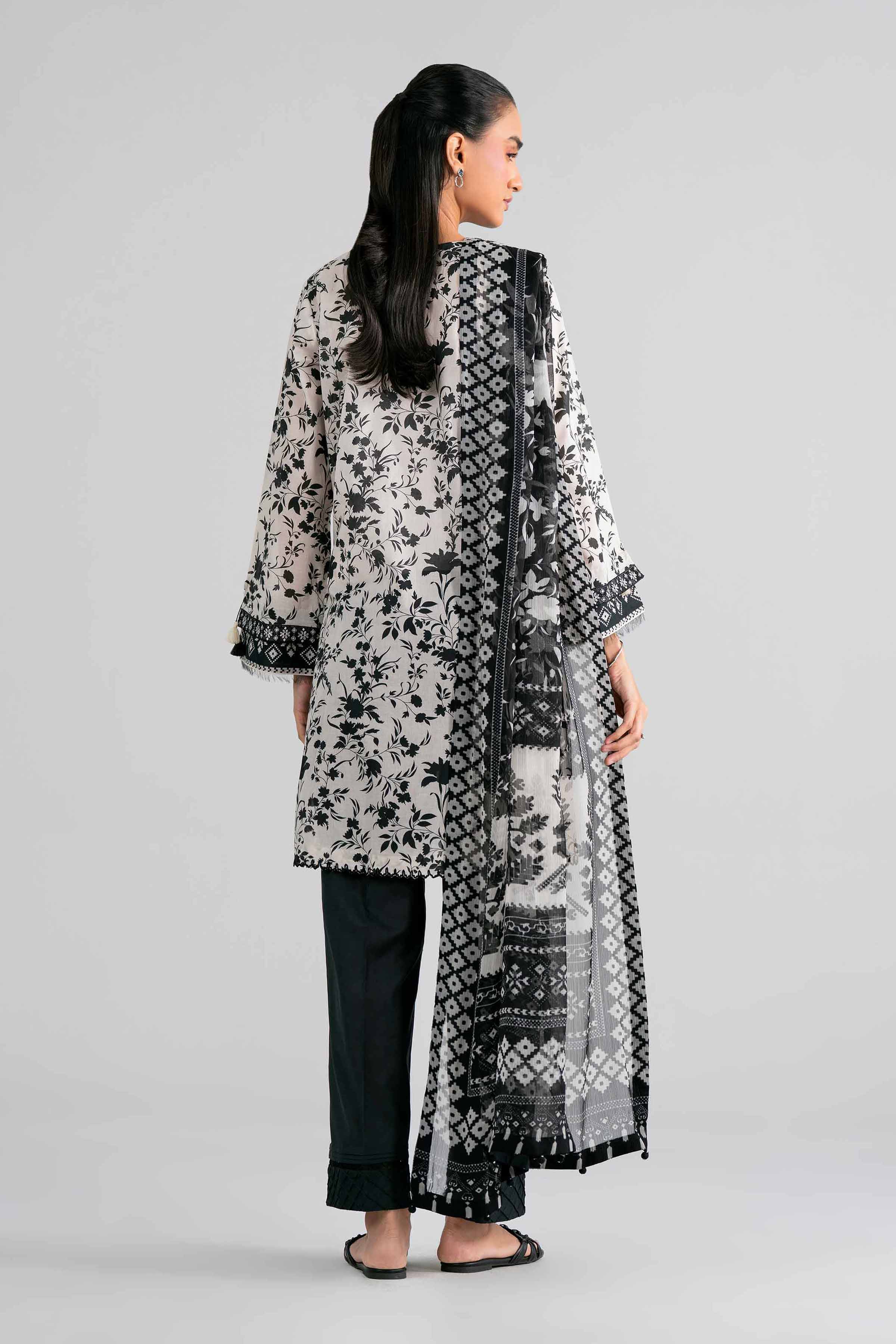 3 Piece - Digital Printed Embroidered Suit - 42602003 for Women - Unstitched Collection | Nishat | Shop Online