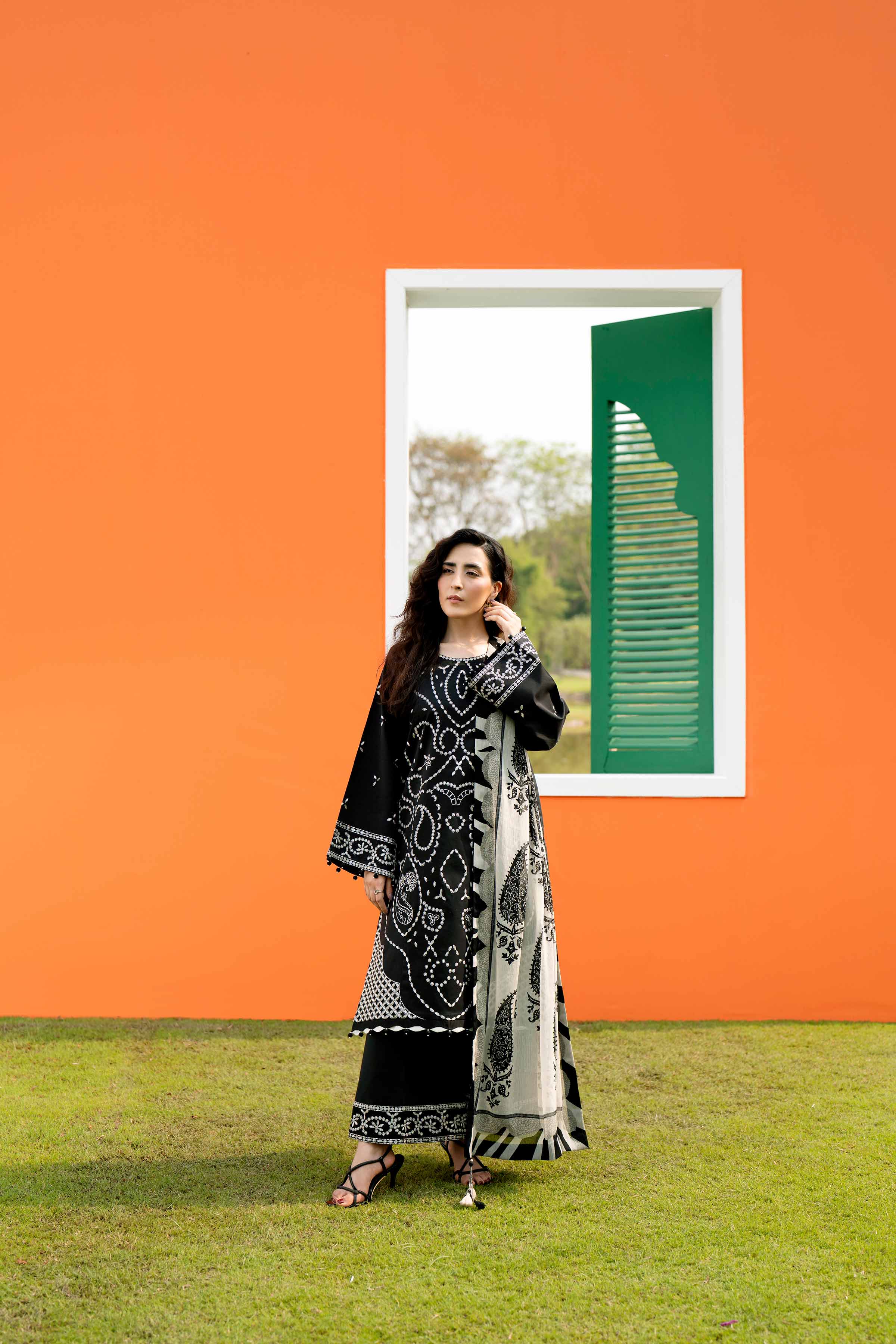 3 Piece - Digital Printed Embroidered Suit - 42602009 for Women - Unstitched Collection | Nishat | Shop Online