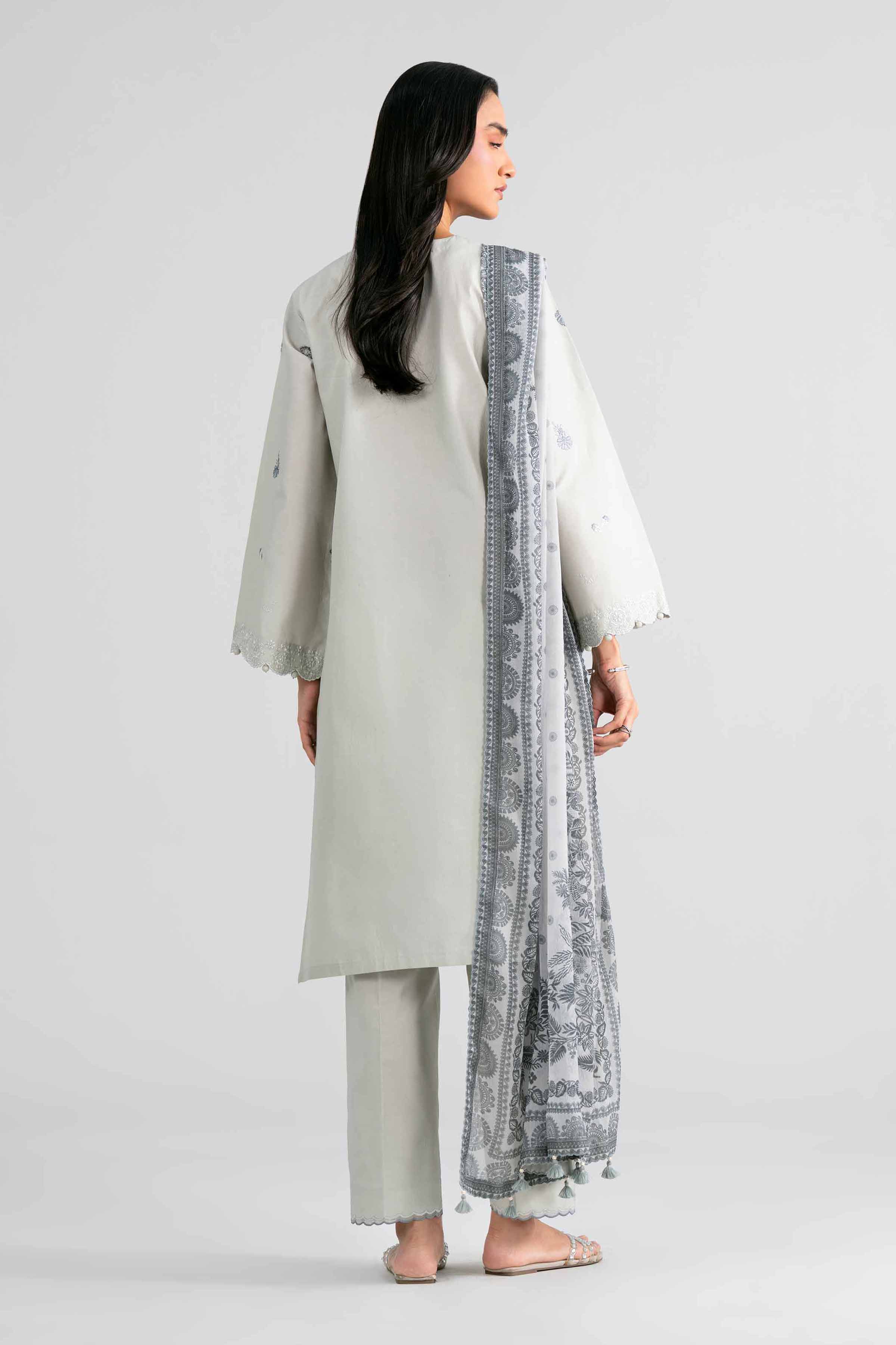 3 Piece - Digital Printed Embroidered Suit - 42602012 for Women - Unstitched Collection | Nishat | Shop Online