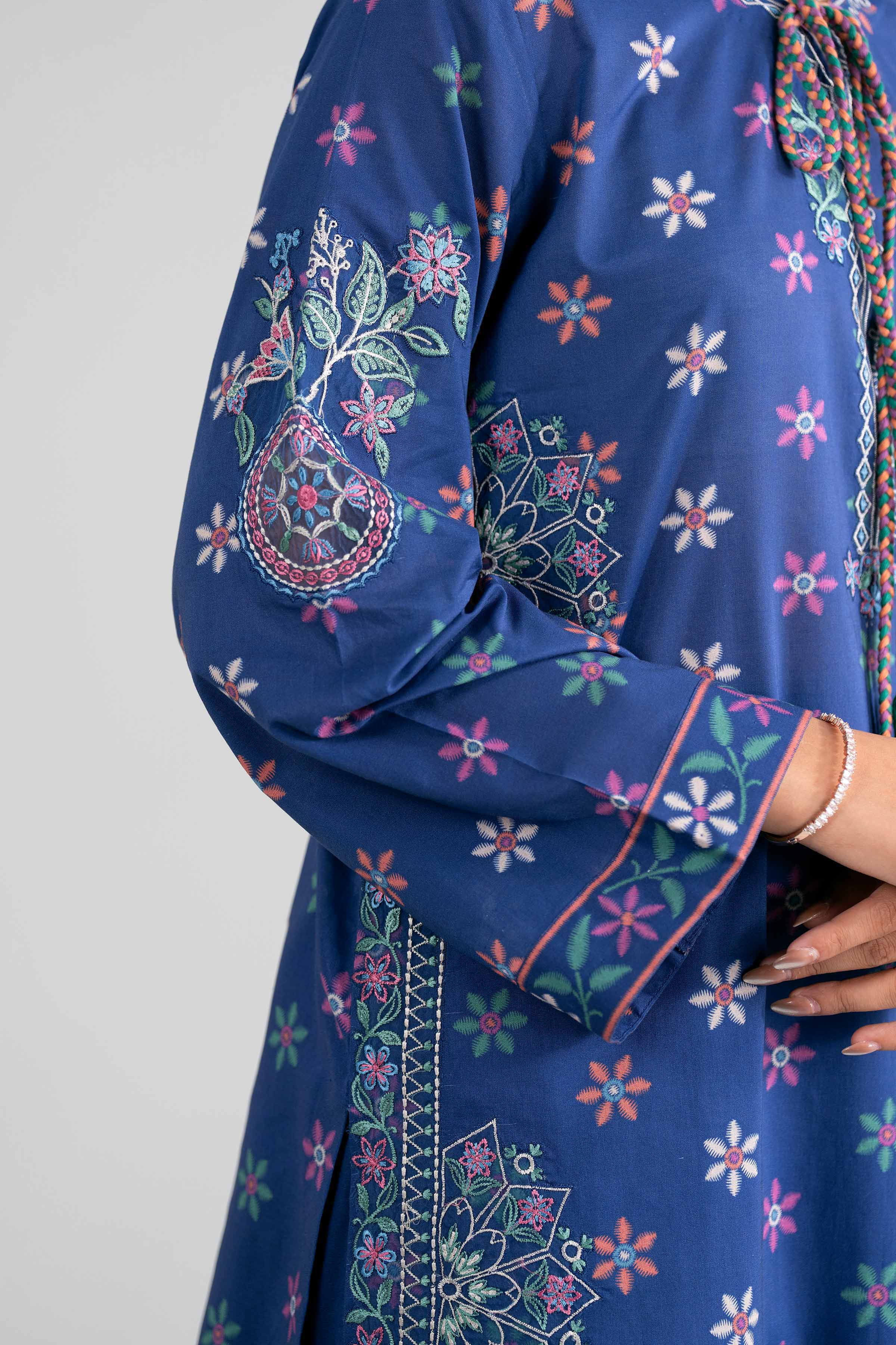 3 Piece - Printed Embroidered Suit - 42602014 for Women - Unstitched Collection | Nishat | Shop Online