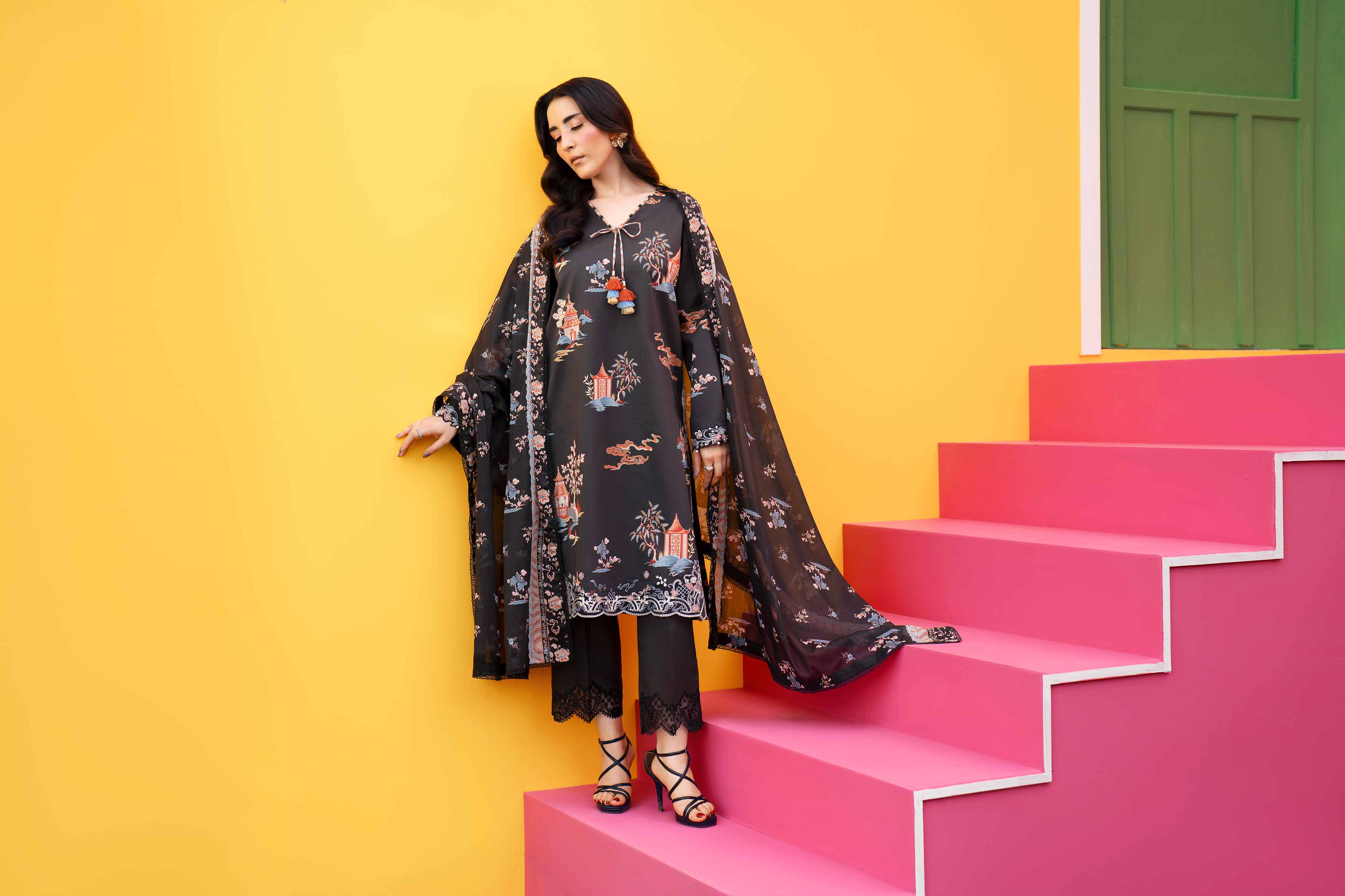 3 Piece - Printed Embroidered Suit - 42602020 for Women - Unstitched Collection | Nishat | Shop Online