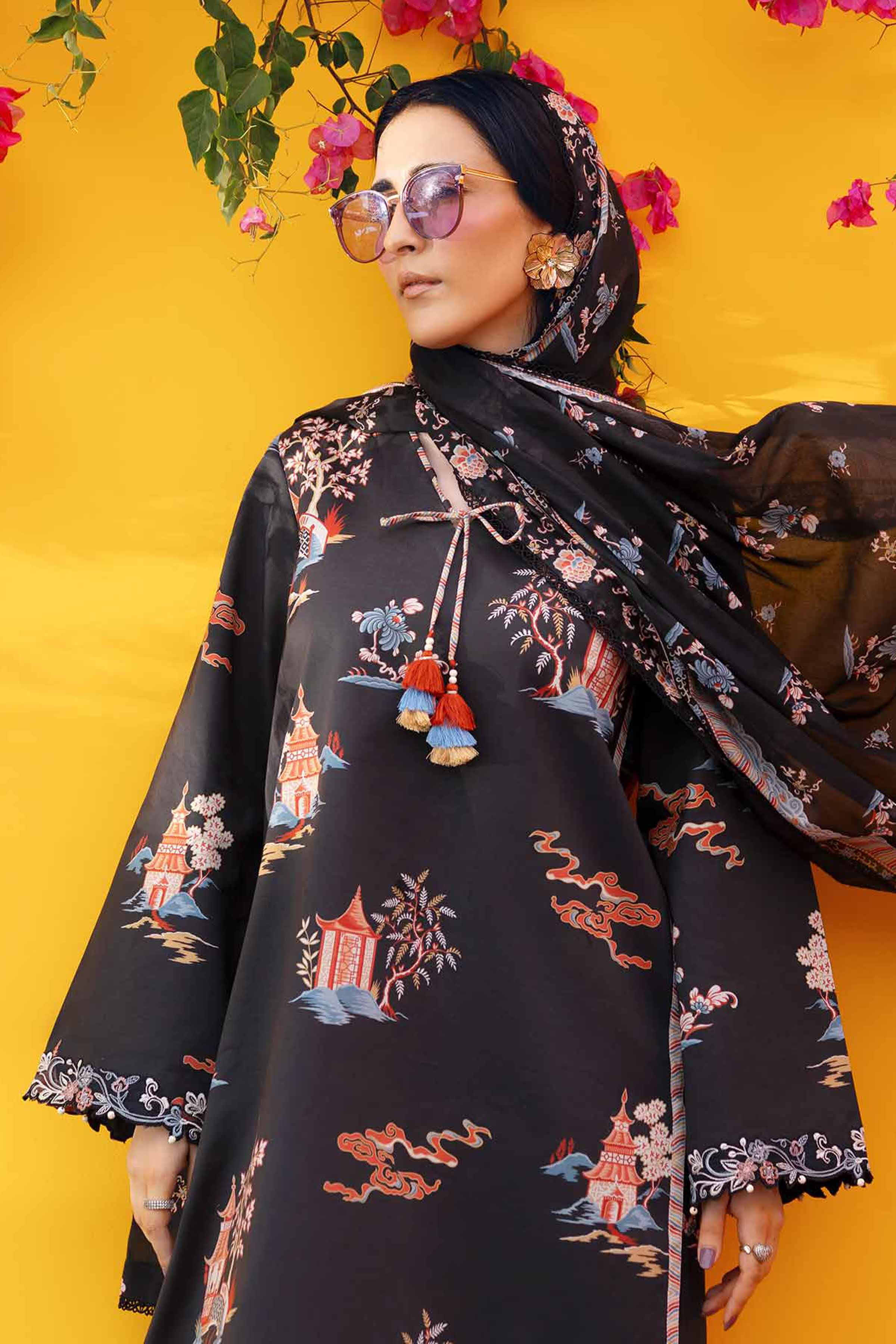 3 Piece - Printed Embroidered Suit - 42602020 for Women - Unstitched Collection | Nishat | Shop Online