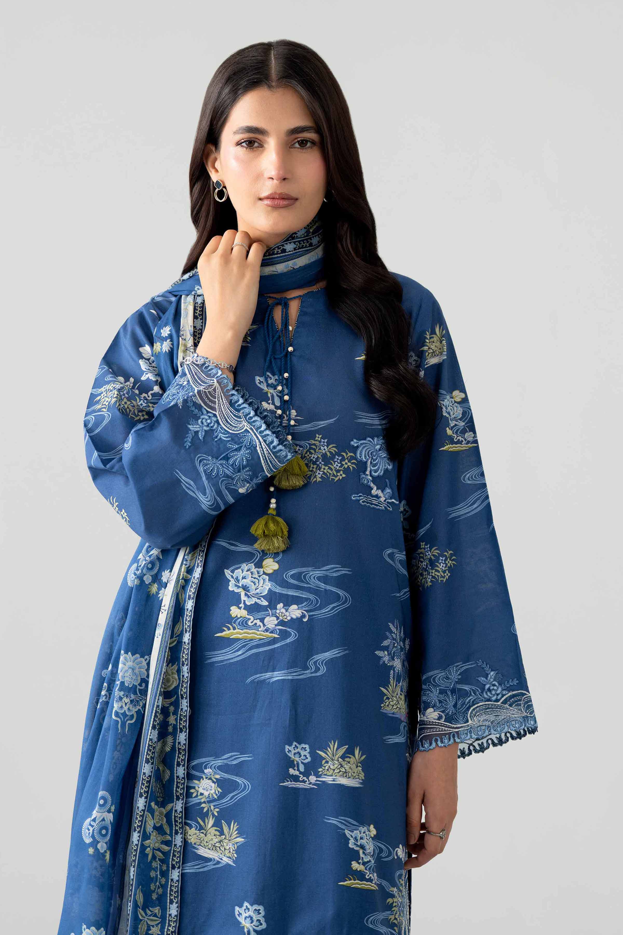3 Piece - Printed Embroidered Suit - 42602022 for Women - Unstitched Collection | Nishat | Shop Online