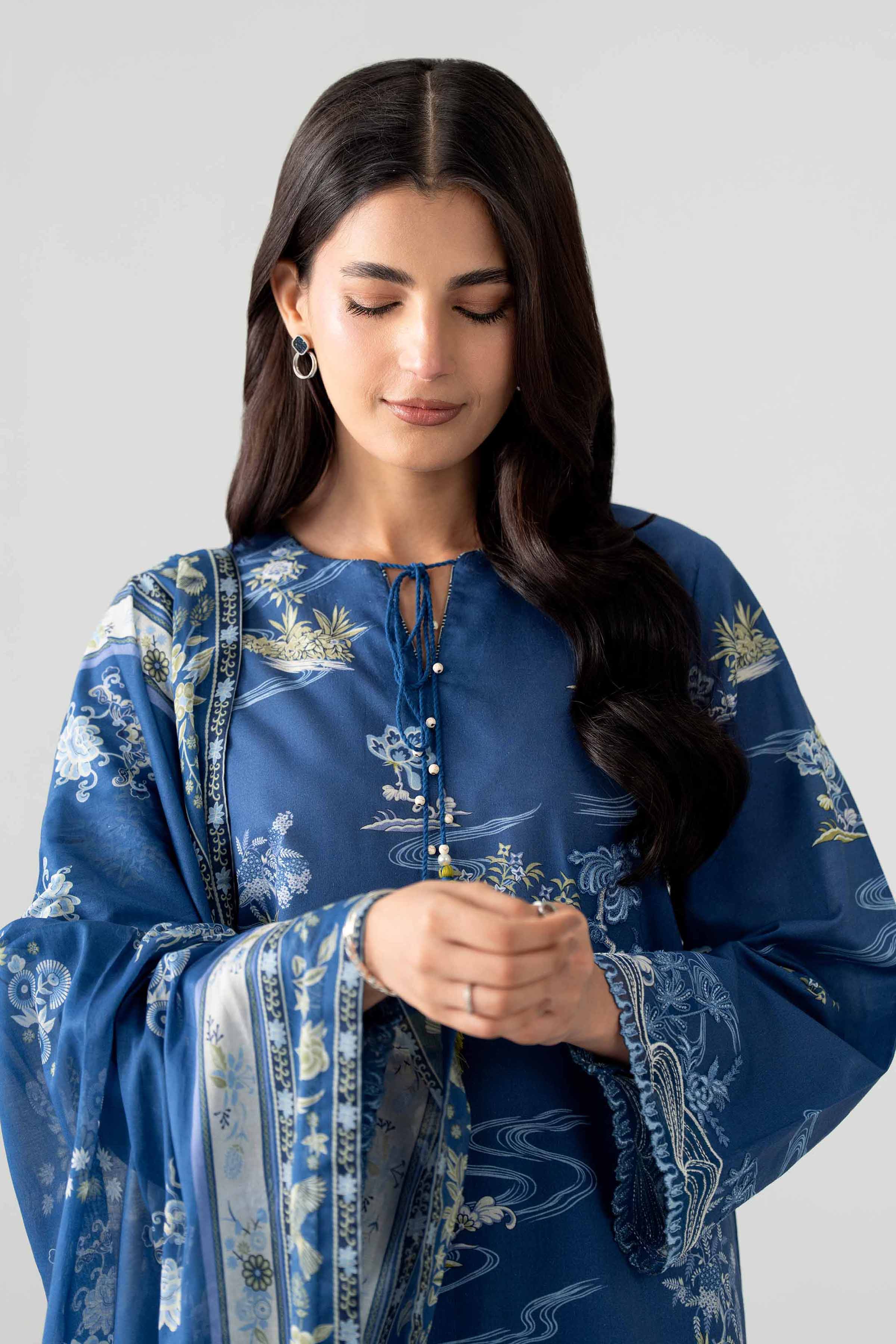 3 Piece - Printed Embroidered Suit - 42602022 for Women - Unstitched Collection | Nishat | Shop Online