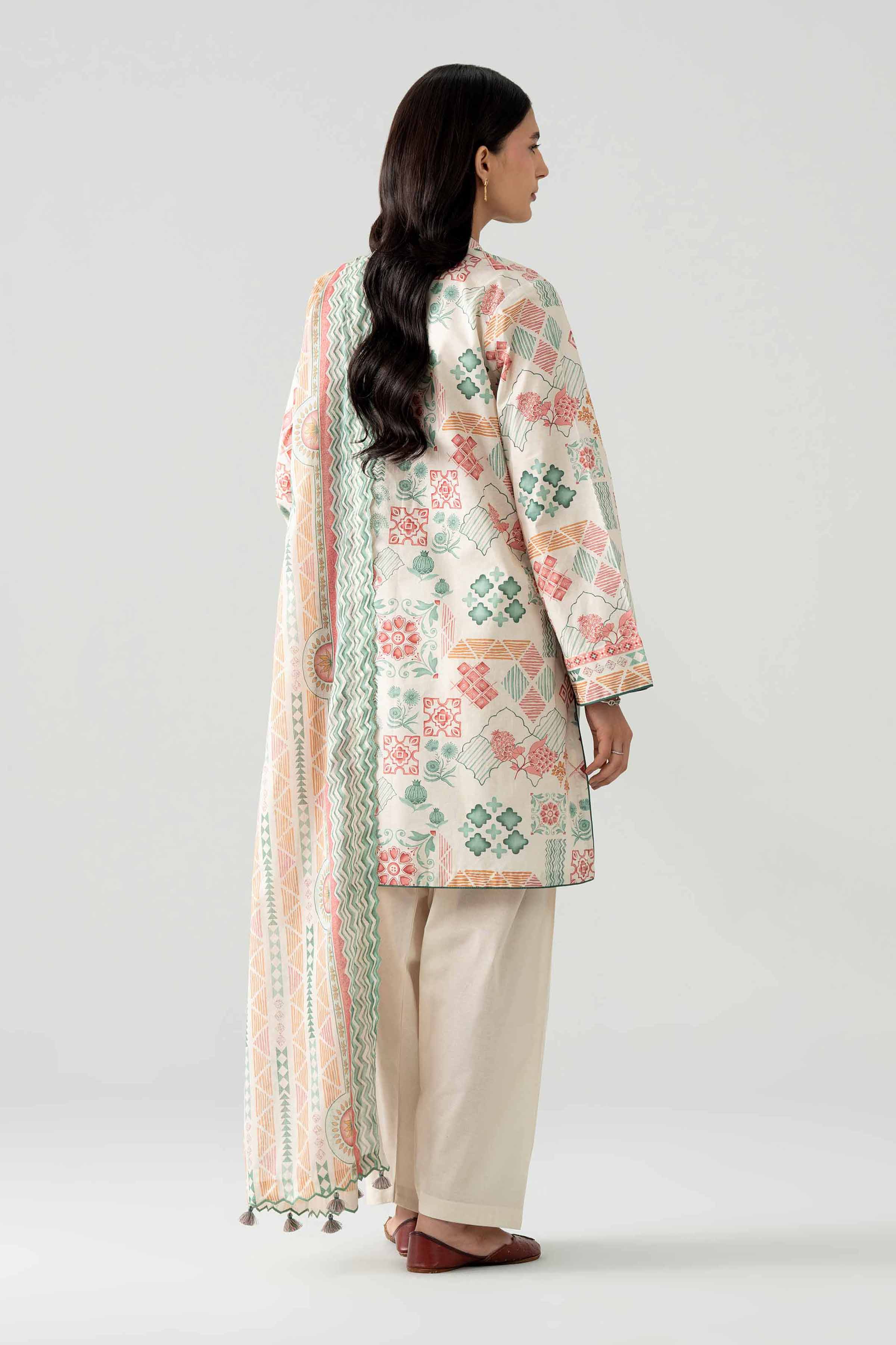 3 Piece - Printed Suit - 42602024 for Women - Unstitched Collection | Nishat | Shop Online