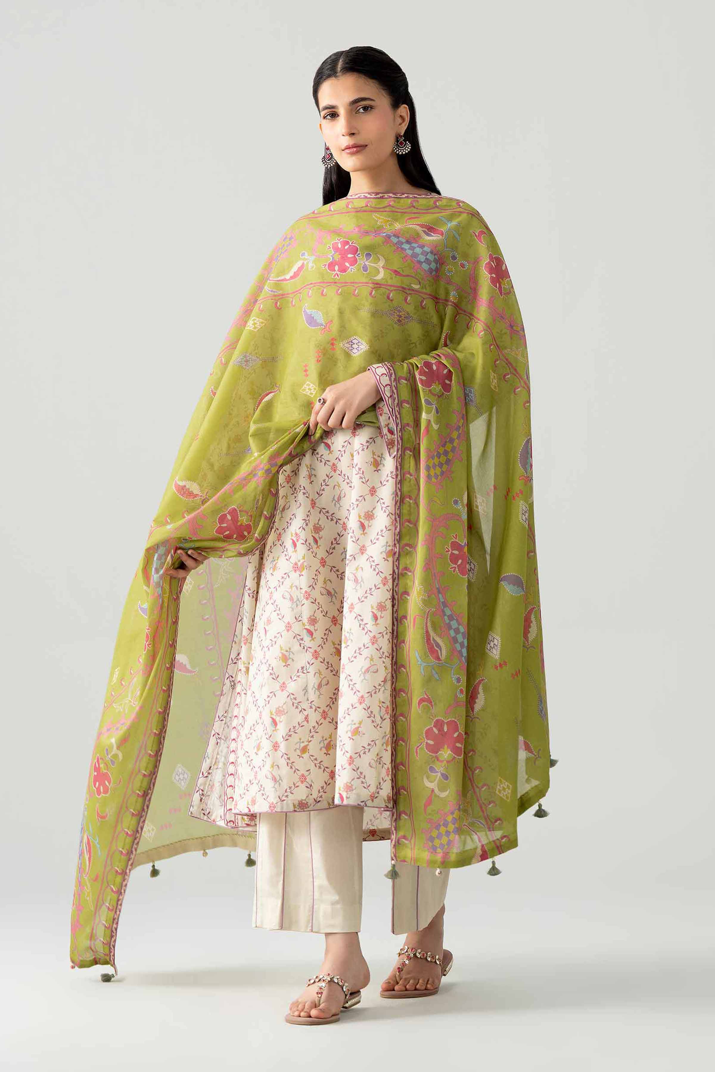 3 Piece - Printed Suit - 42602031 for Women - Unstitched Collection | Nishat | Shop Online