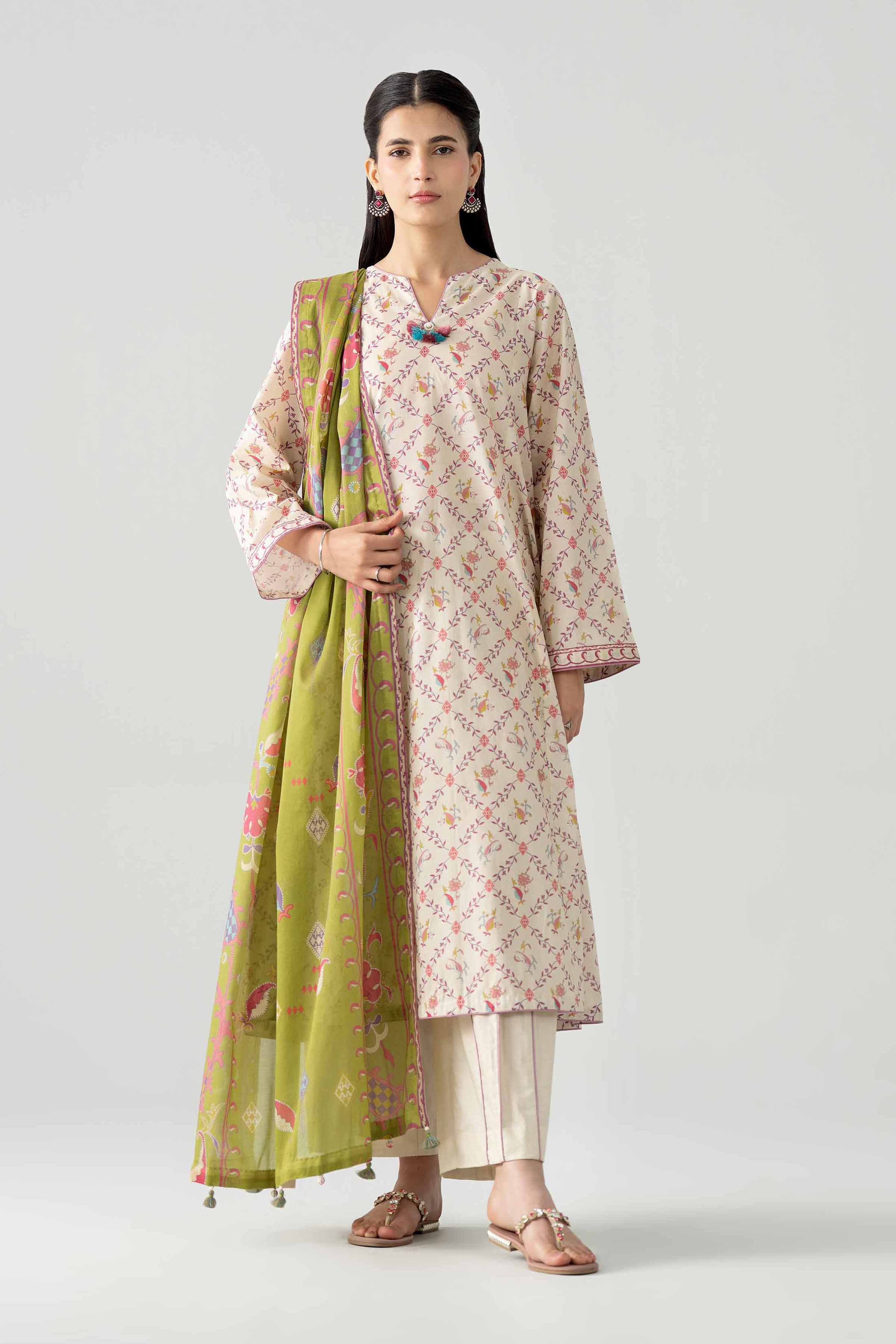 3 Piece - Printed Suit - 42602031 for Women - Unstitched Collection | Nishat | Shop Online