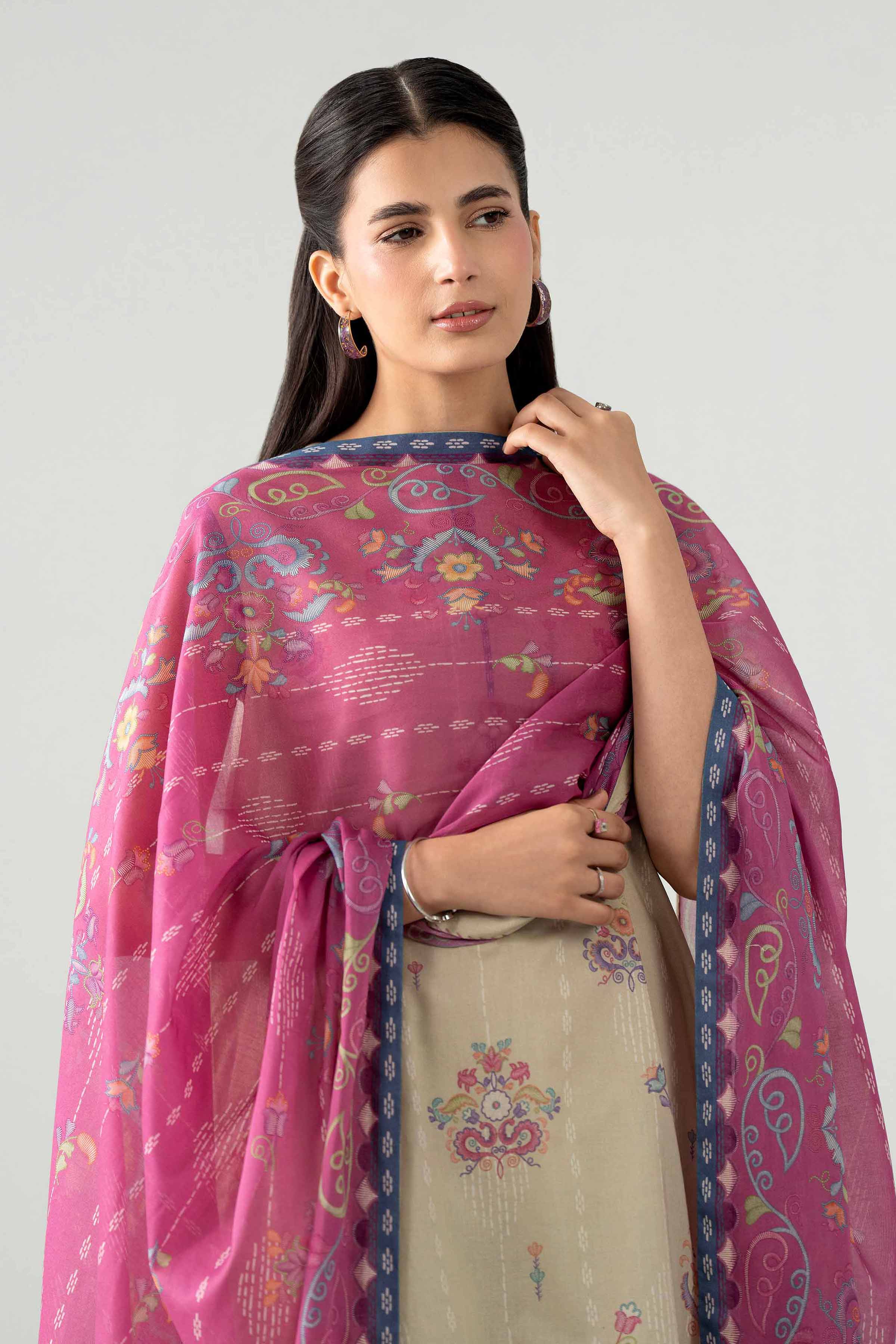 3 Piece - Printed Suit - 42602032 for Women - Unstitched Collection | Nishat | Shop Online