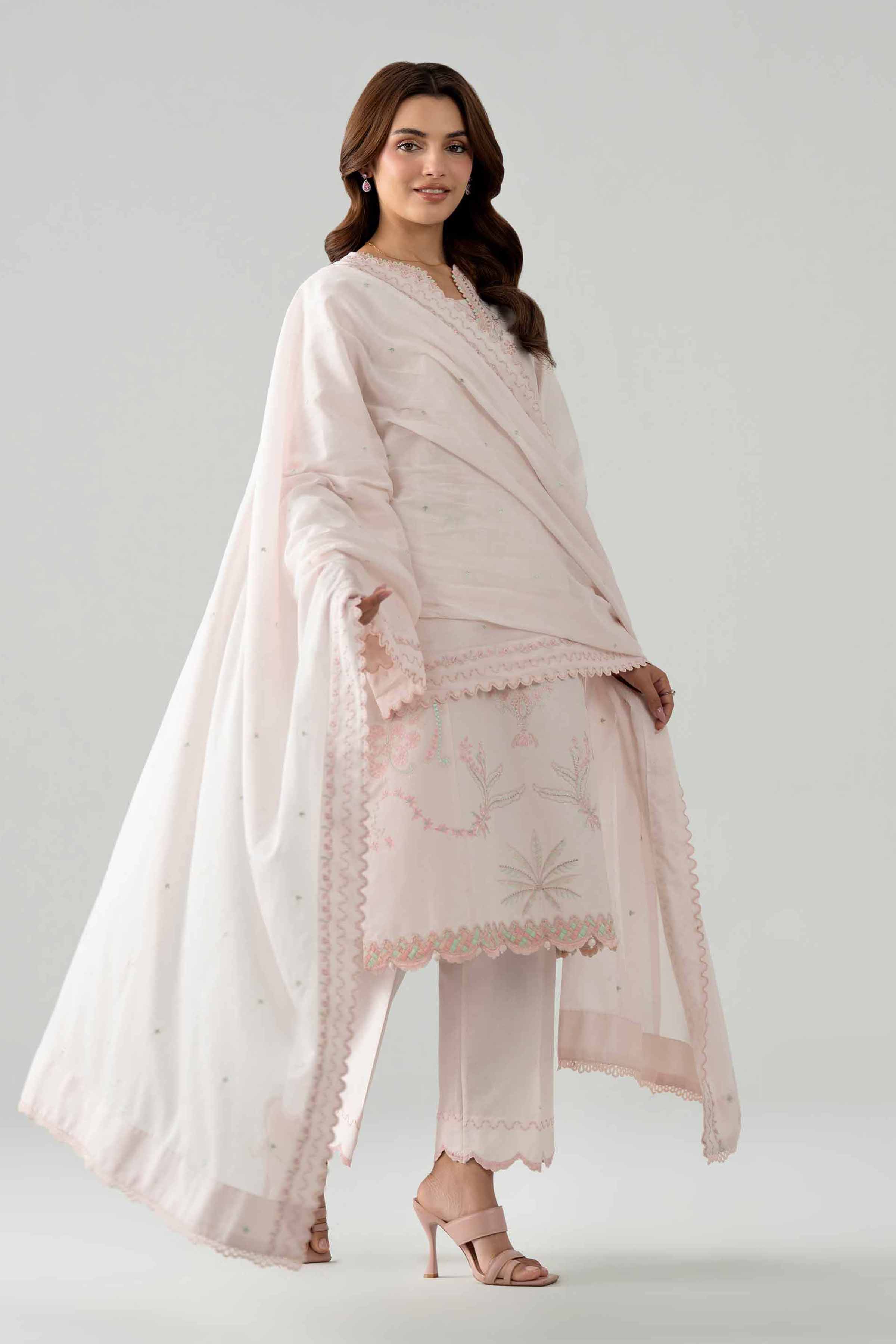 3 Piece - Embroidered Suit - 42602036 for Women - Unstitched Collection | Nishat | Shop Online