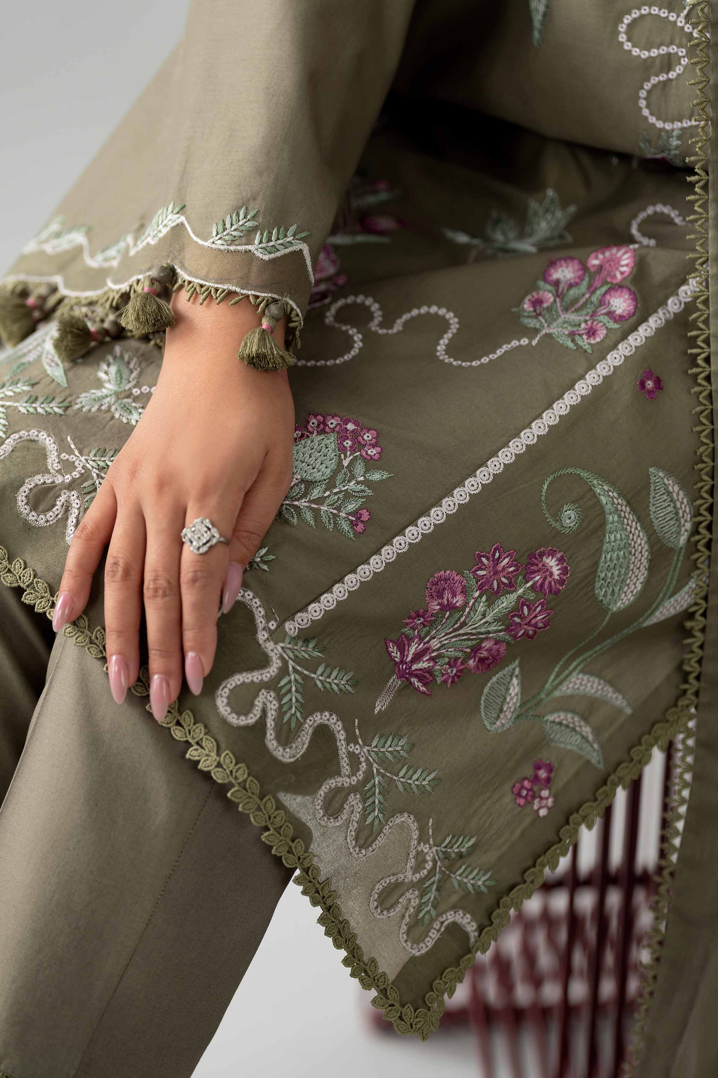 3 Piece - Embroidered Suit - 42602037 for Women - Unstitched Collection | Nishat | Shop Online