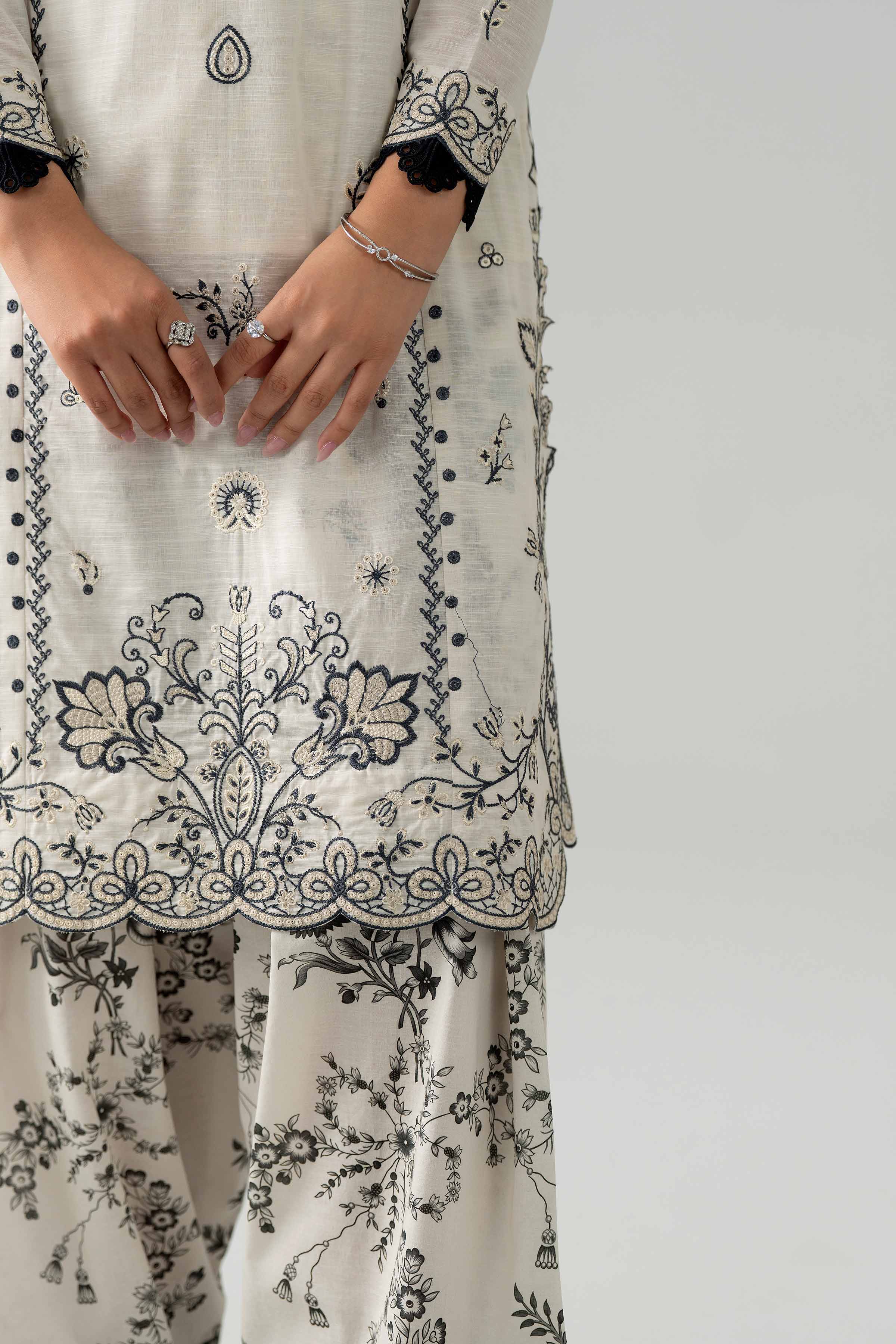 3 Piece - Printed Embroidered Suit - 42602039 for Women - Unstitched Collection | Nishat | Shop Online