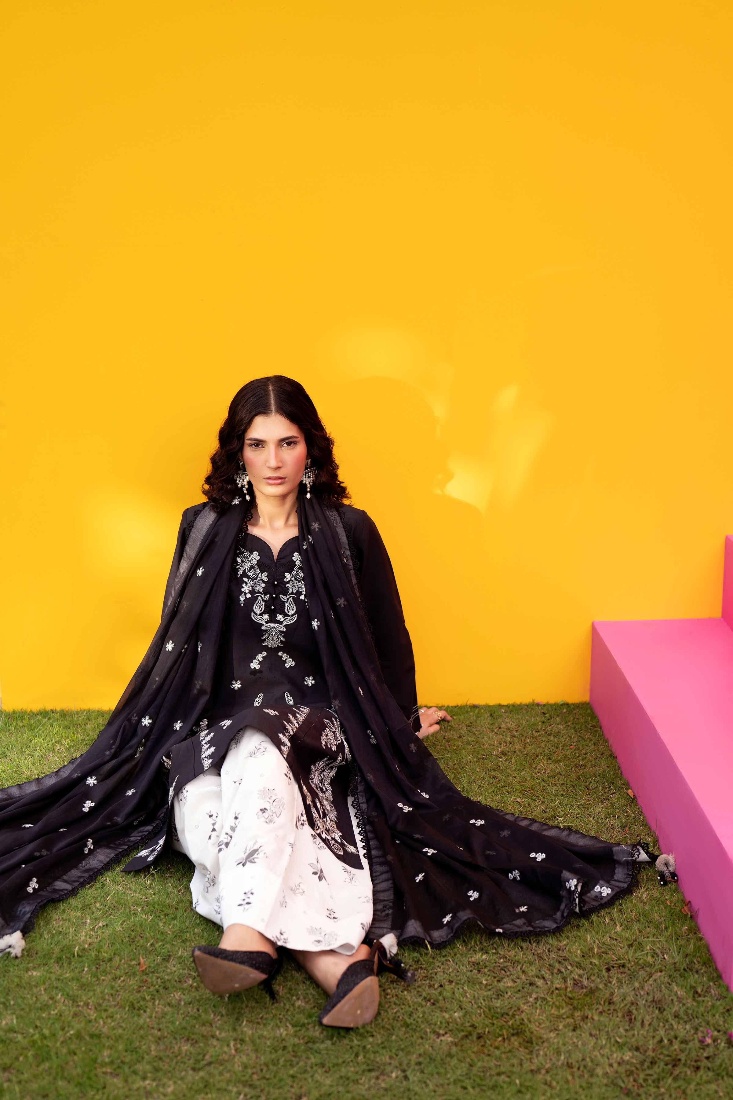 3 Piece - Embroidered Suit - 42602040 for Women - Unstitched Collection | Nishat | Shop Online