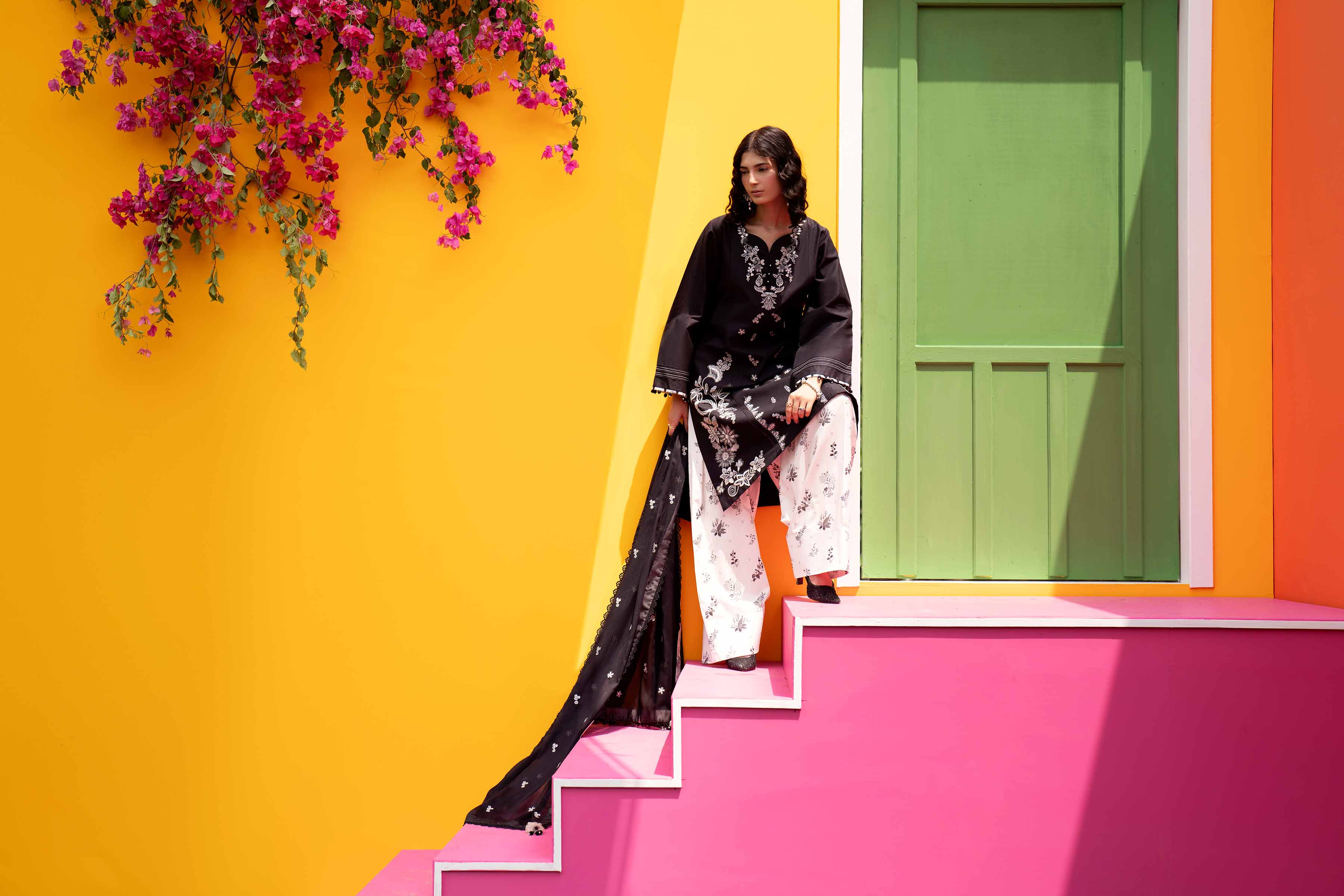 3 Piece - Embroidered Suit - 42602040 for Women - Unstitched Collection | Nishat | Shop Online