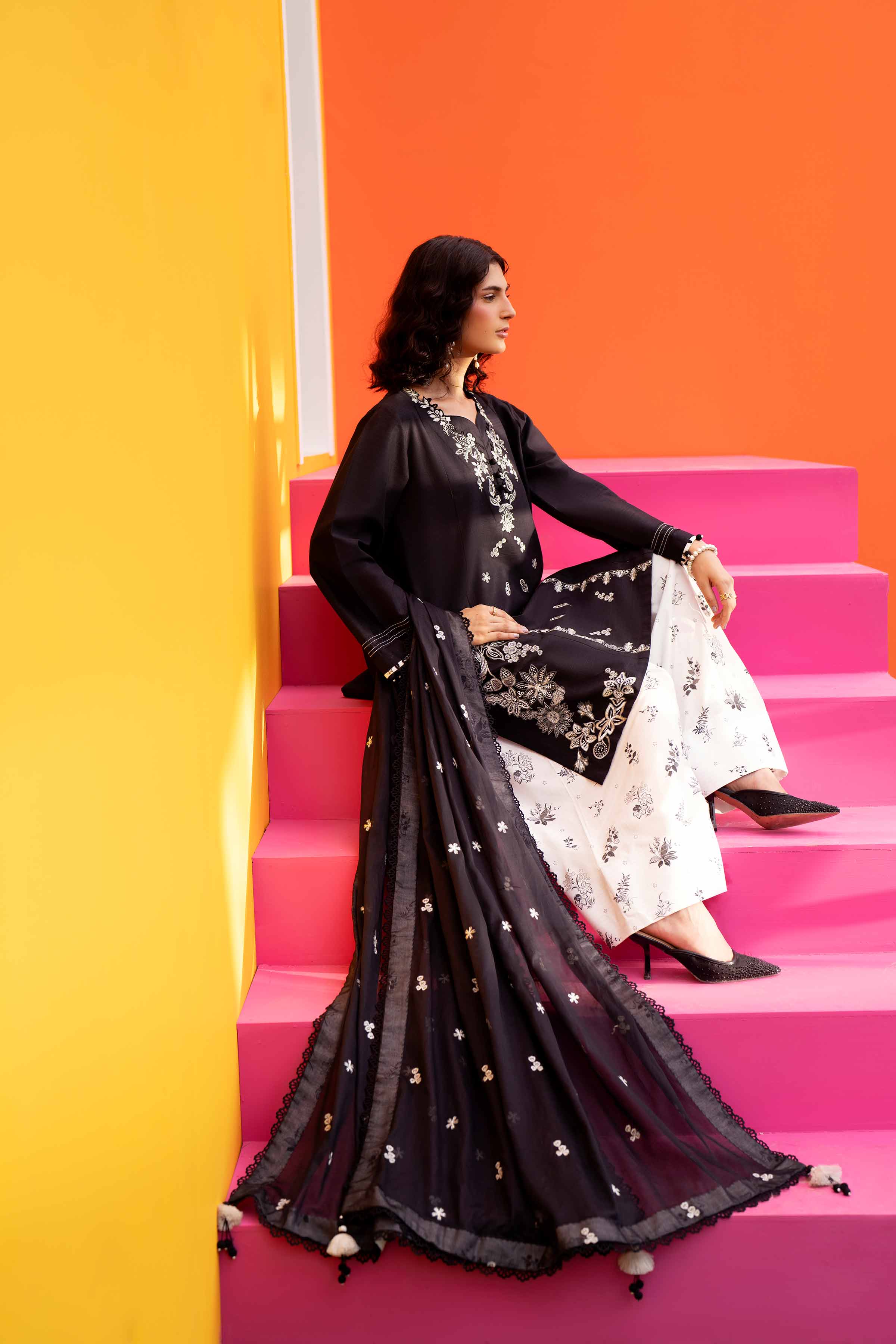 3 Piece - Embroidered Suit - 42602040 for Women - Unstitched Collection | Nishat | Shop Online