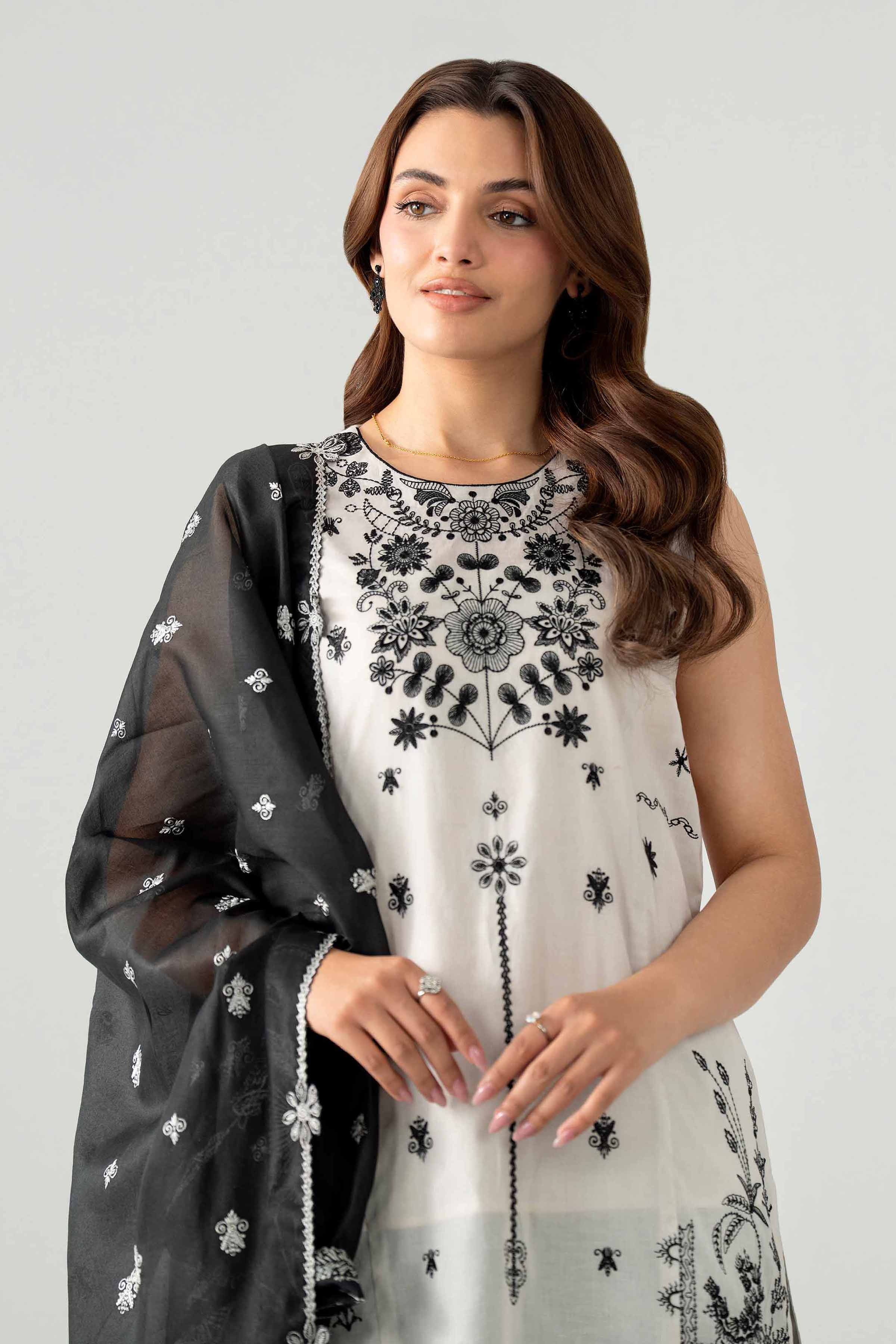 3 Piece - Printed Embroidered Suit - 42602041 for Women - Unstitched Collection | Nishat | Shop Online
