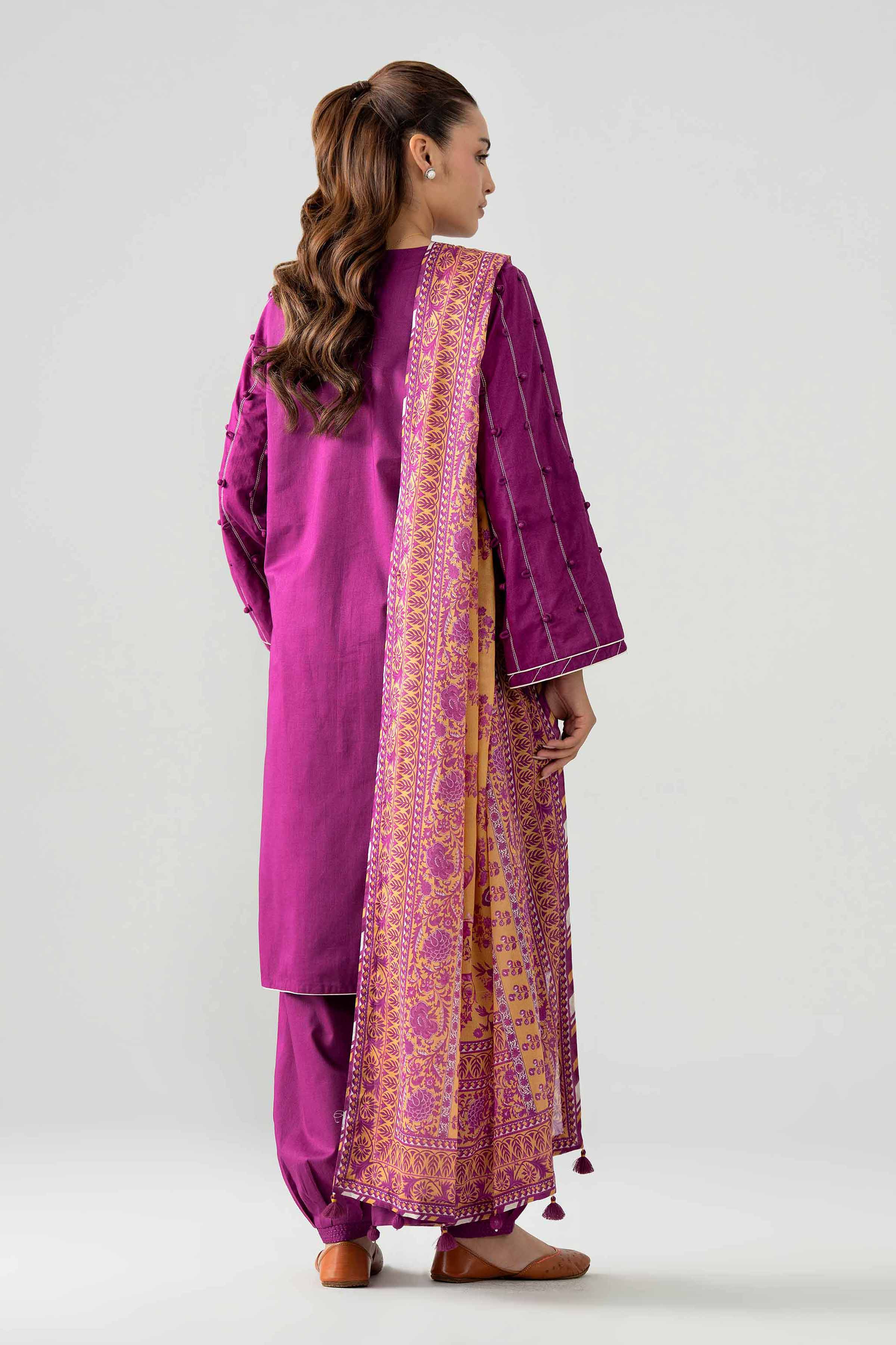 3 Piece - Digital Printed Embroidered Suit - 42602046 for Women - Unstitched Collection | Nishat | Shop Online