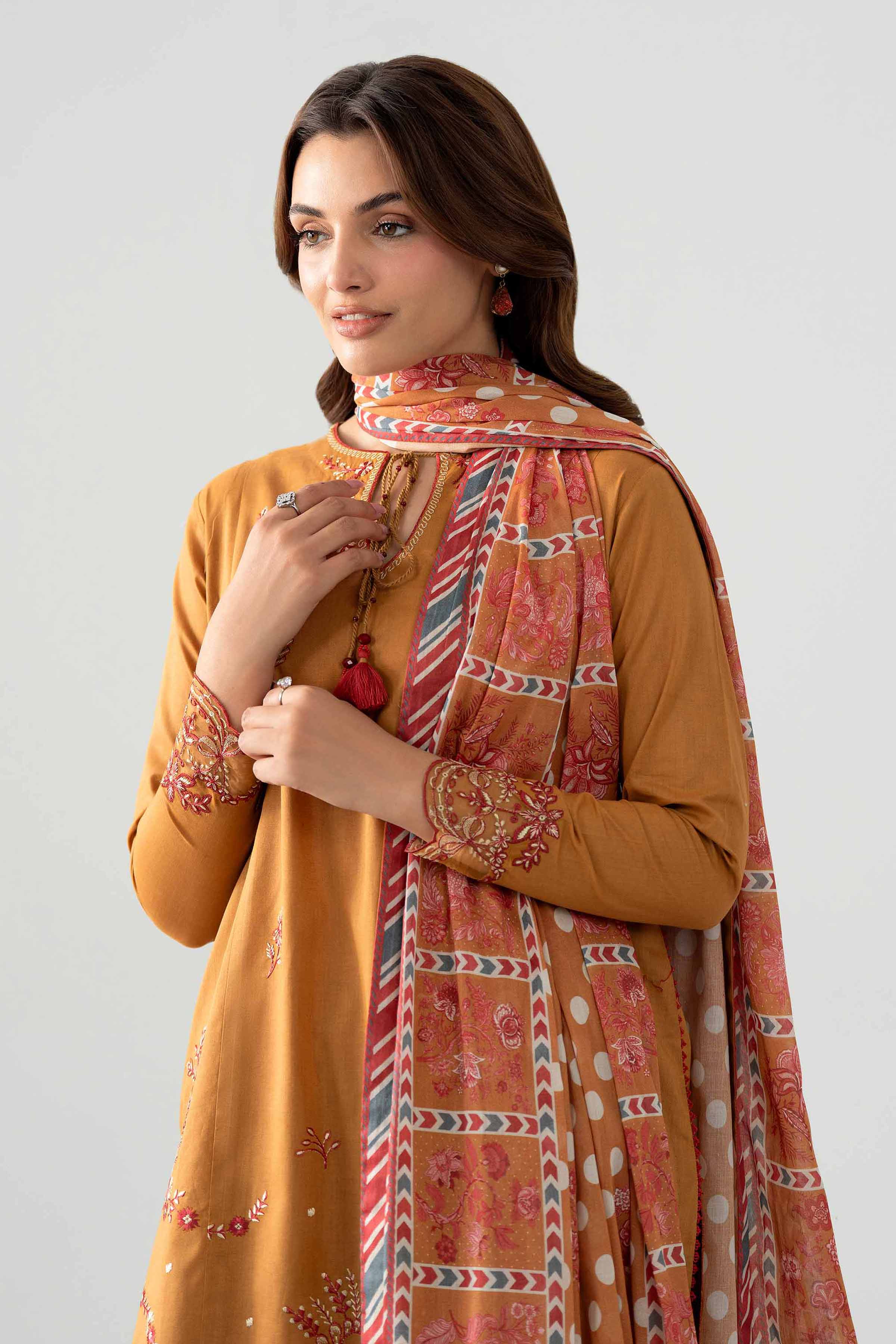 3 Piece - Digital Printed Embroidered Suit - 42602047 for Women - Unstitched Collection | Nishat | Shop Online