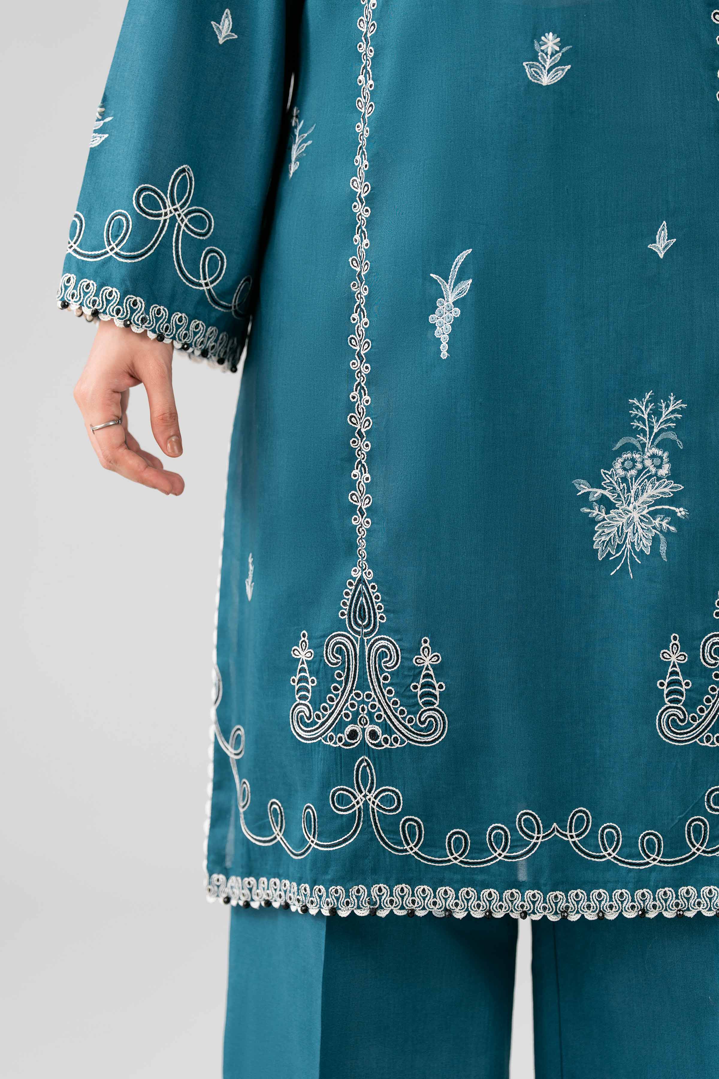 3 Piece - Embroidered Suit - 42602048 for Women - Unstitched Collection | Nishat | Shop Online