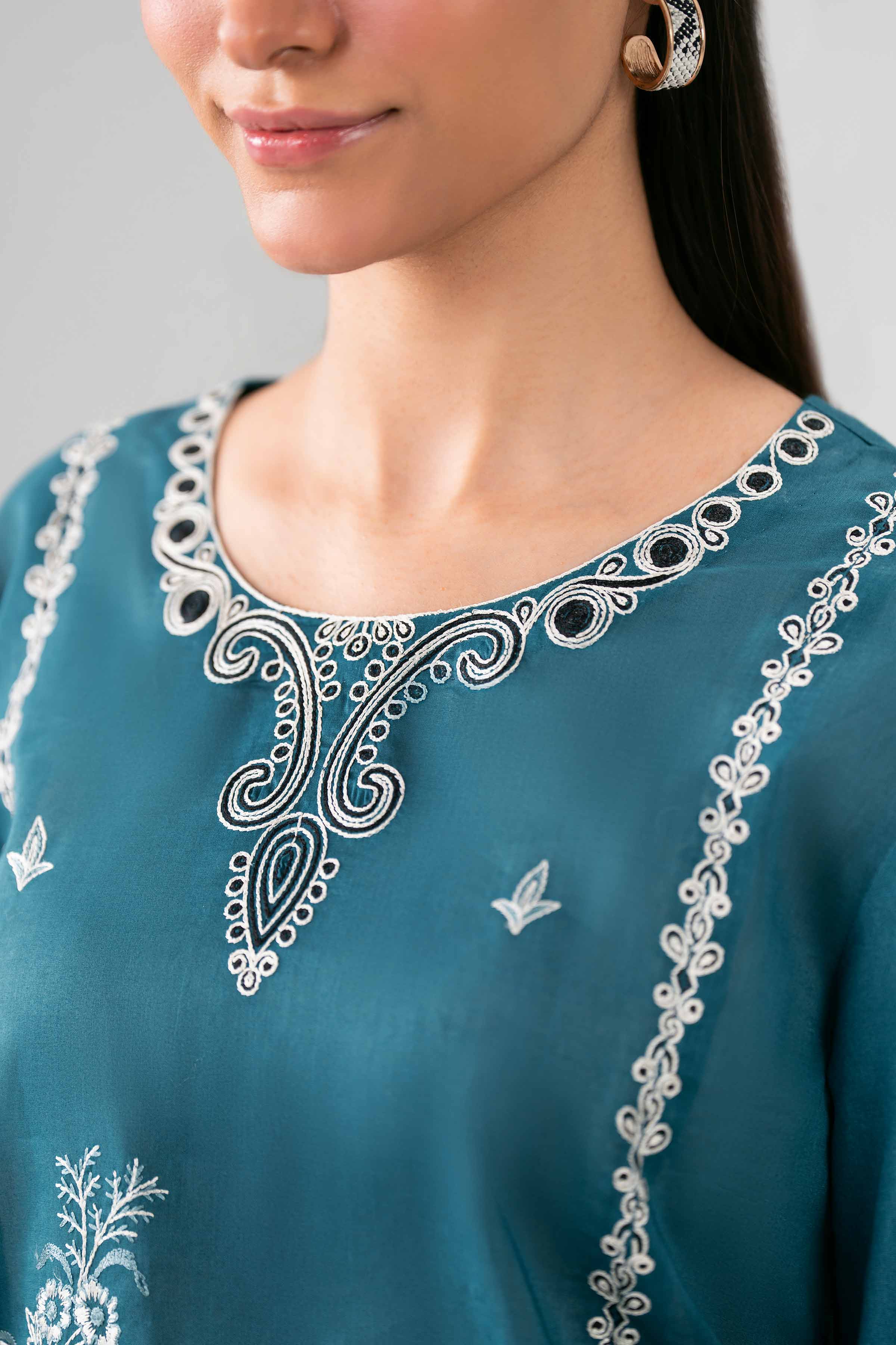 3 Piece - Embroidered Suit - 42602048 for Women - Unstitched Collection | Nishat | Shop Online
