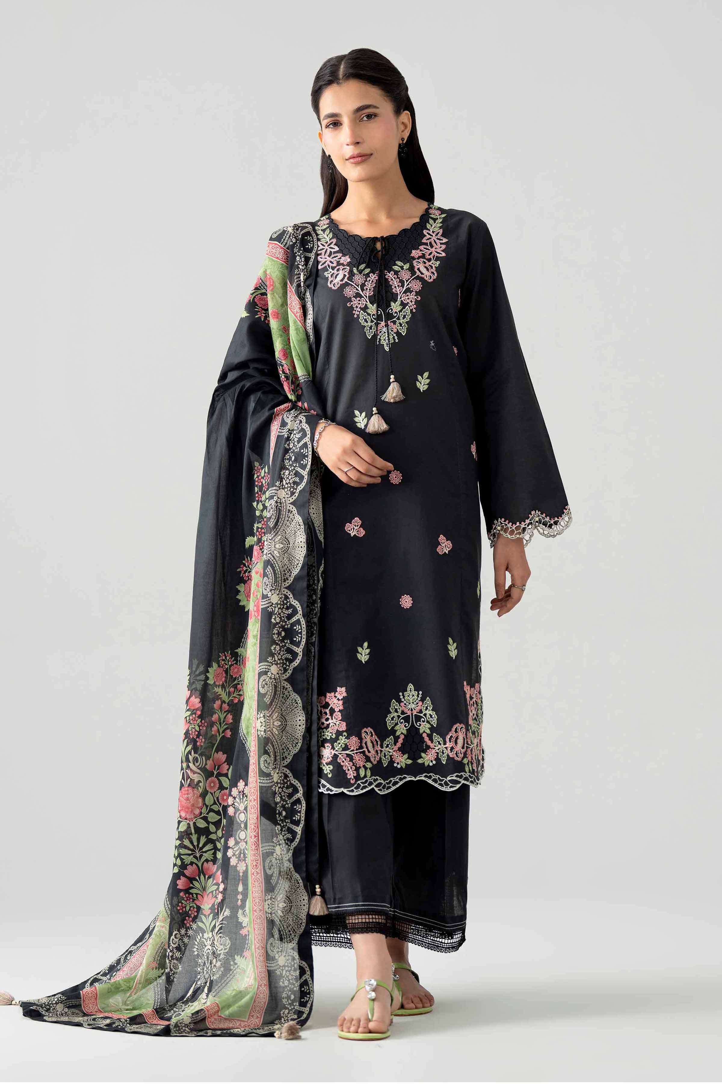 3 Piece - Digital Printed Embroidered Suit - 42602050 for Women - Unstitched Collection | Nishat | Shop Online