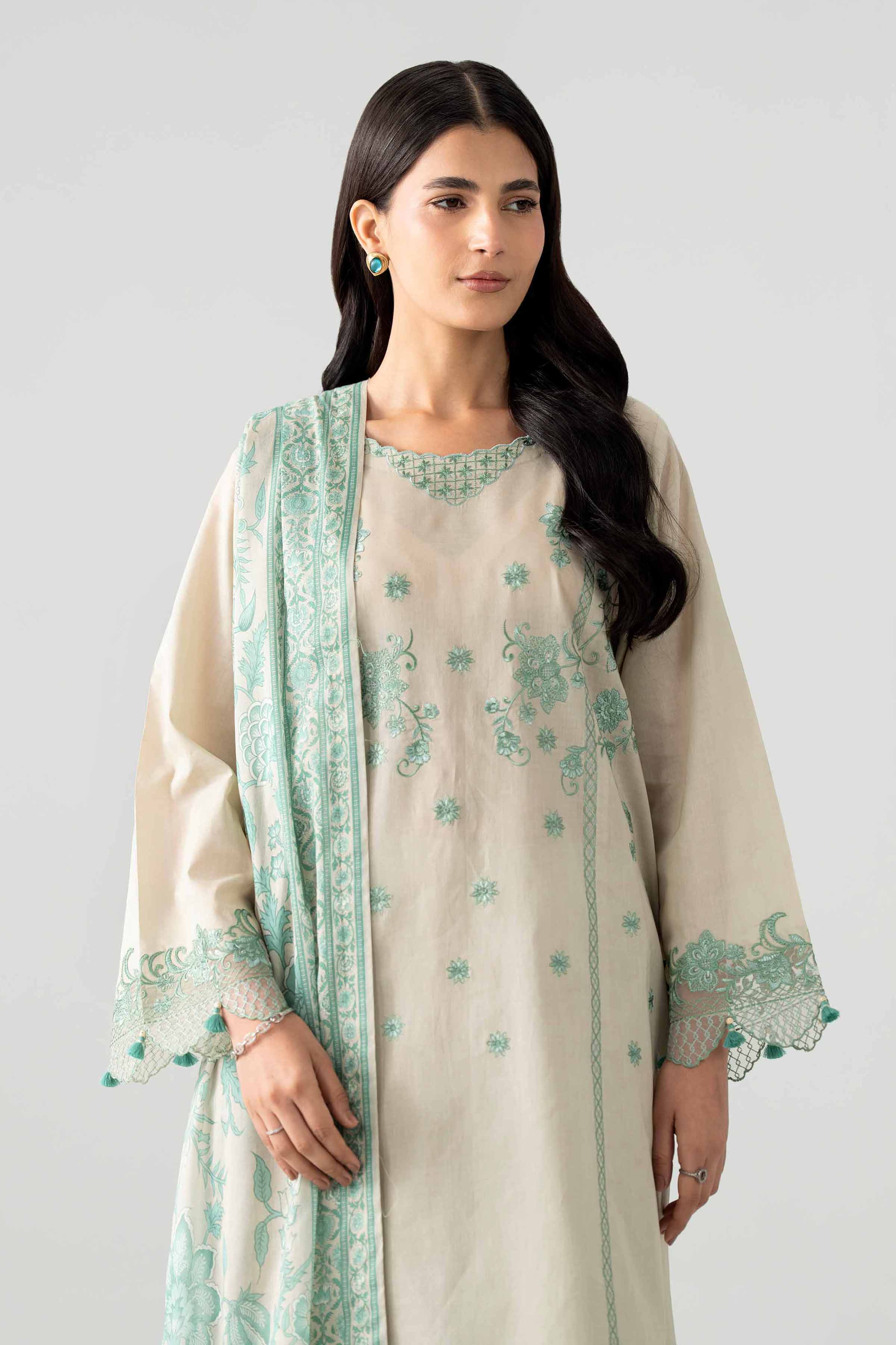 3 Piece - Digital Printed Embroidered Suit - 42602052 for Women - Unstitched Collection | Nishat | Shop Online