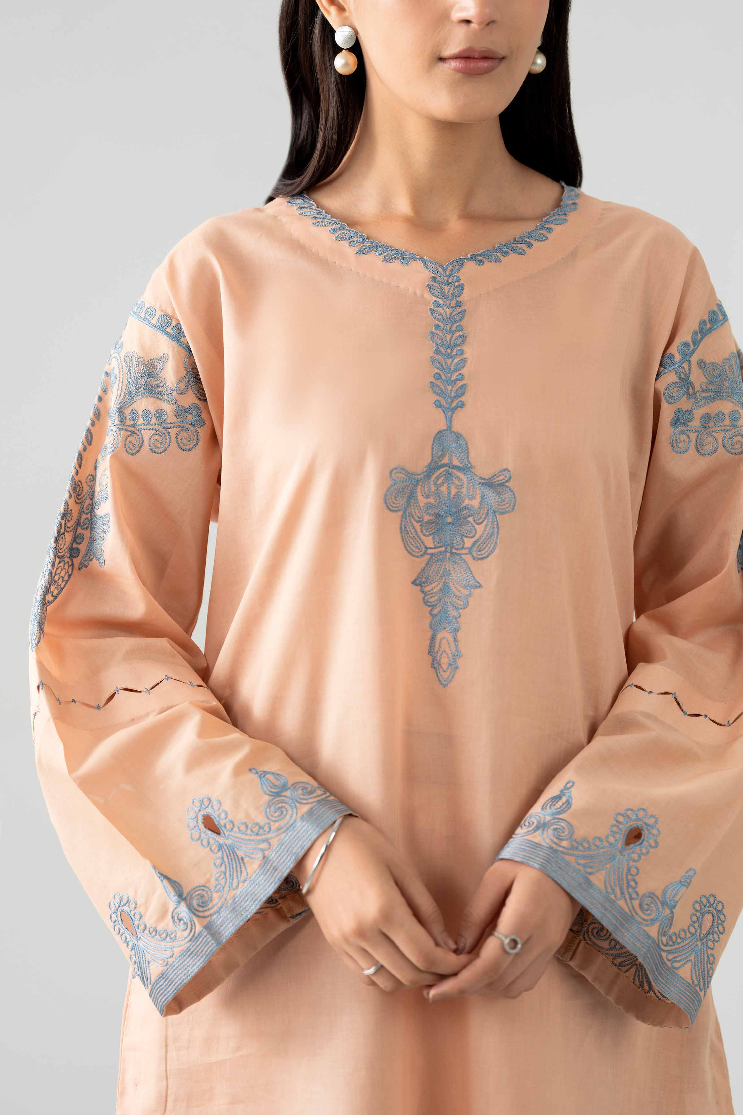 3 Piece - Digital Printed Embroidered Suit - 42602053 for Women - Unstitched Collection | Nishat | Shop Online