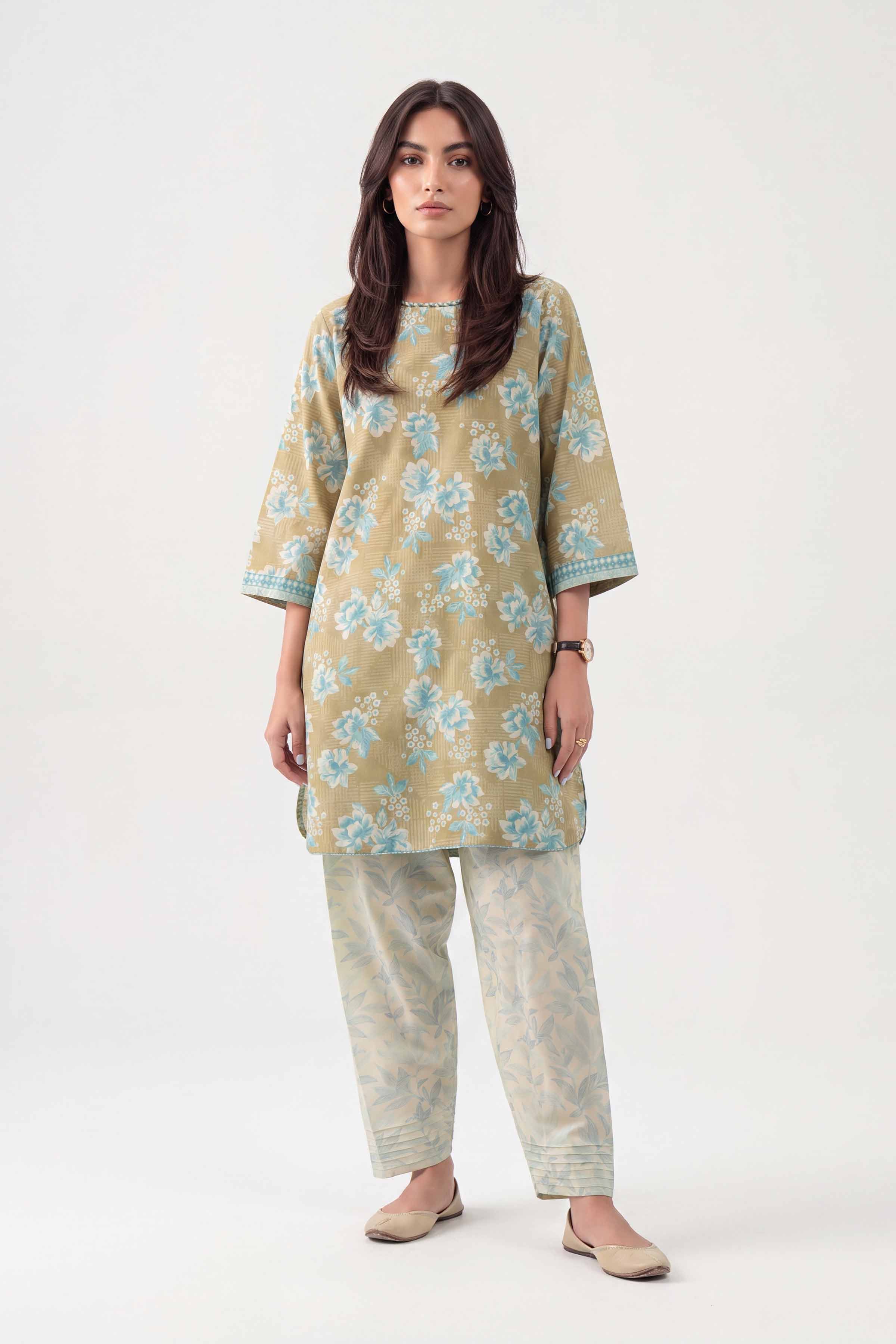 2 Piece - Printed Suit - 42602088 for Women - Unstitched Collection | Nishat | Shop Online