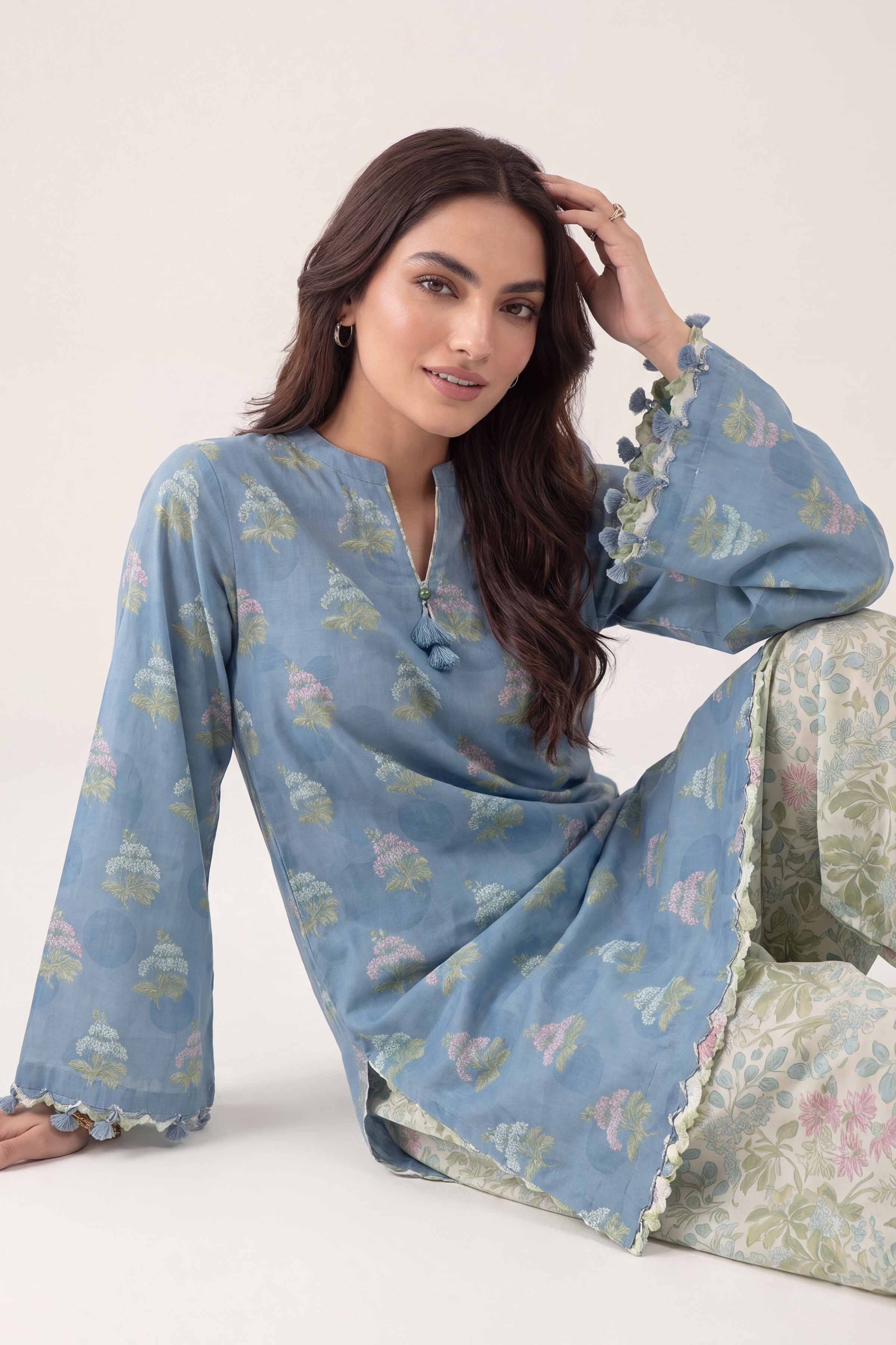 2 Piece - Printed Suit - 42602092 for Women - Unstitched Collection | Nishat | Shop Online