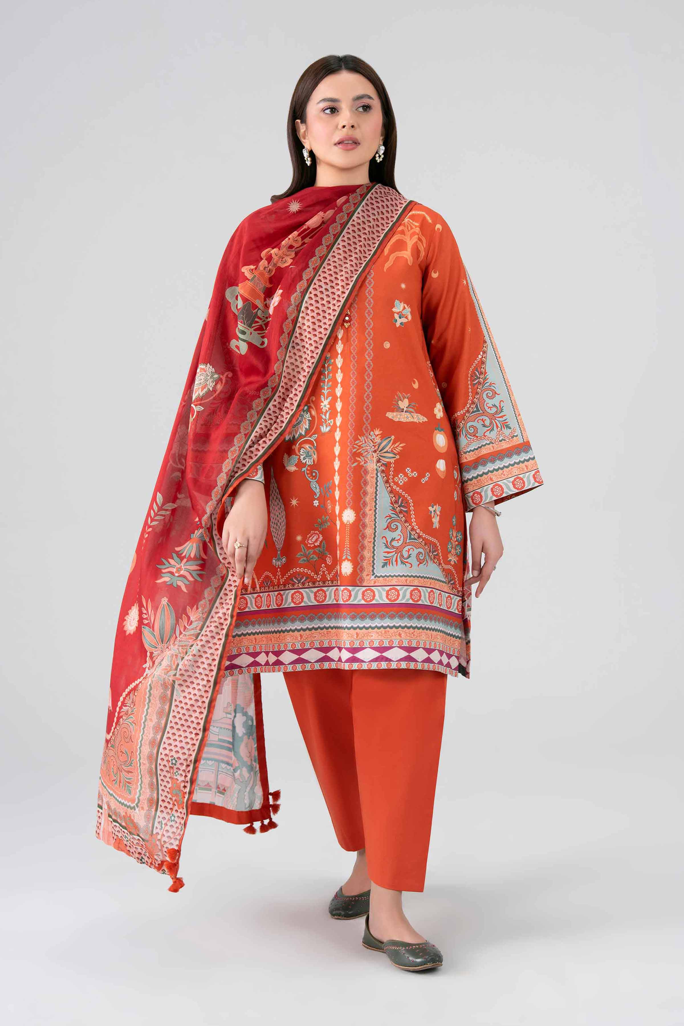 3 Piece - Digital Printed Suit - 42602105