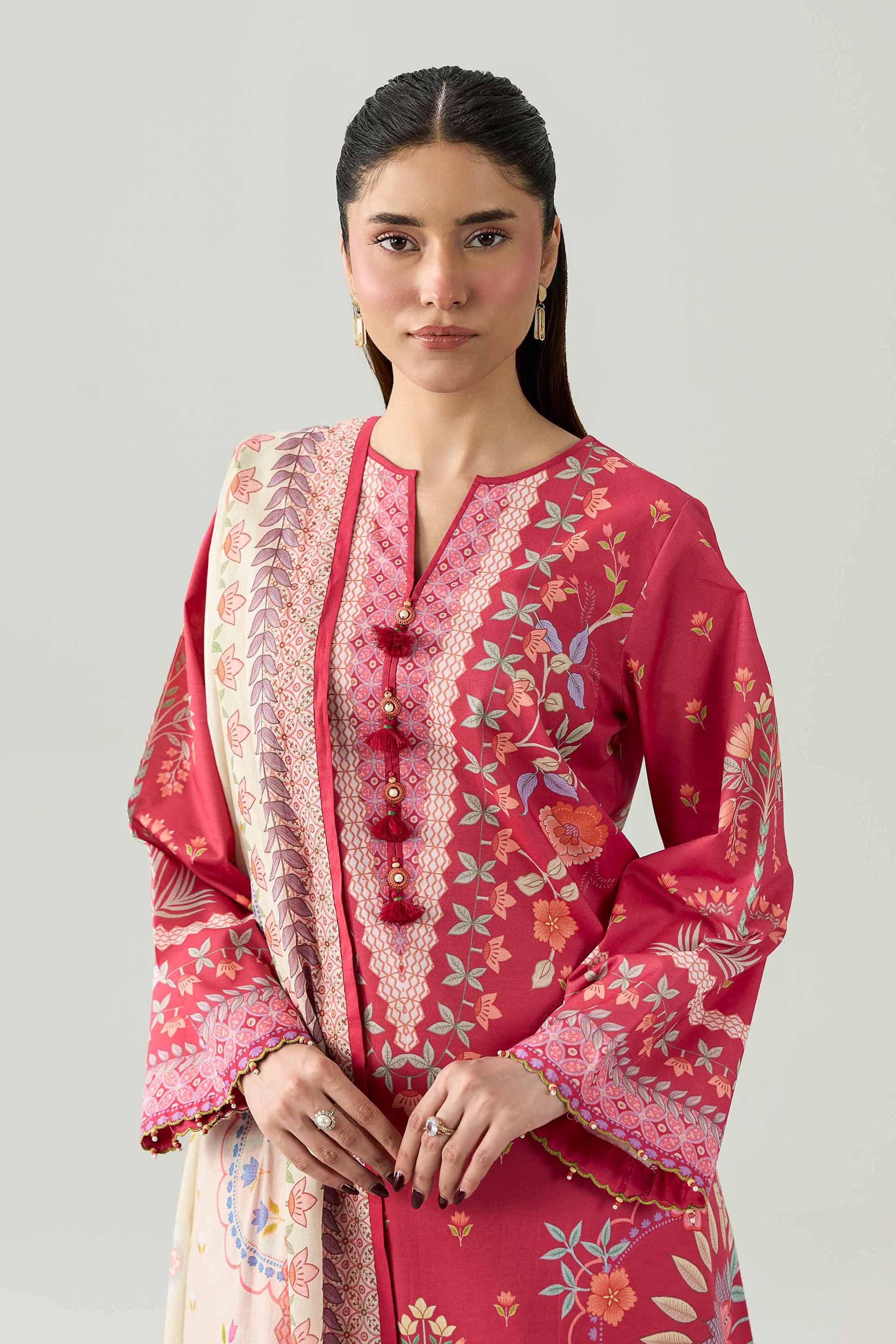 3 Piece - Digital Printed Suit - 42602110