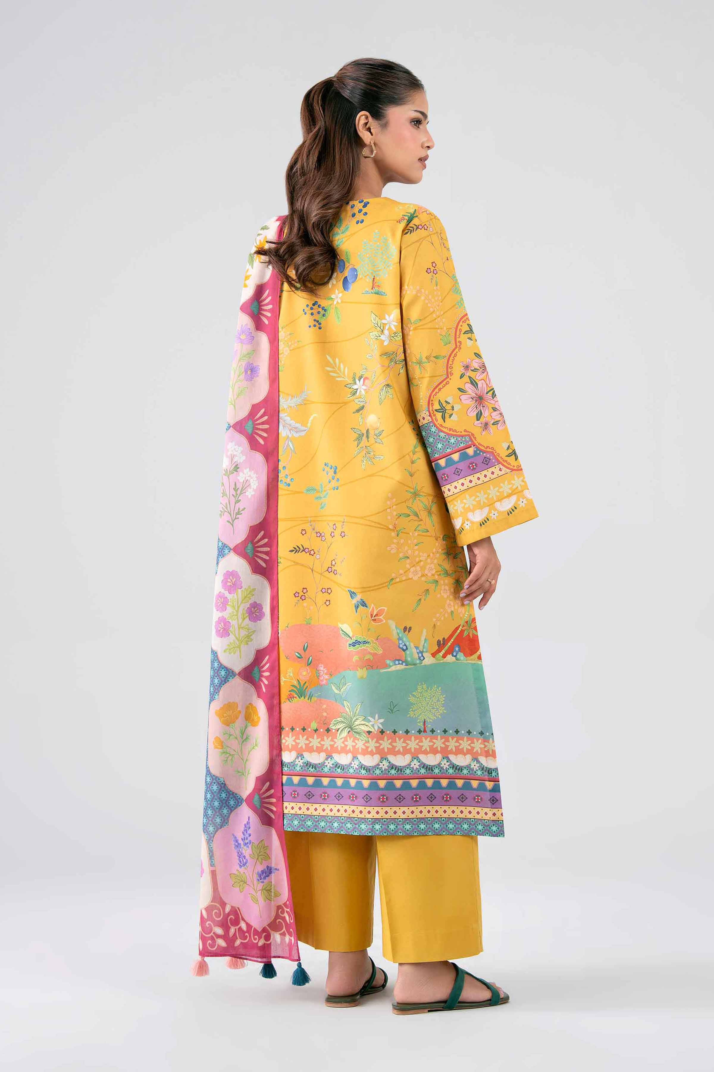 3 Piece - Digital Printed Suit - 42602113