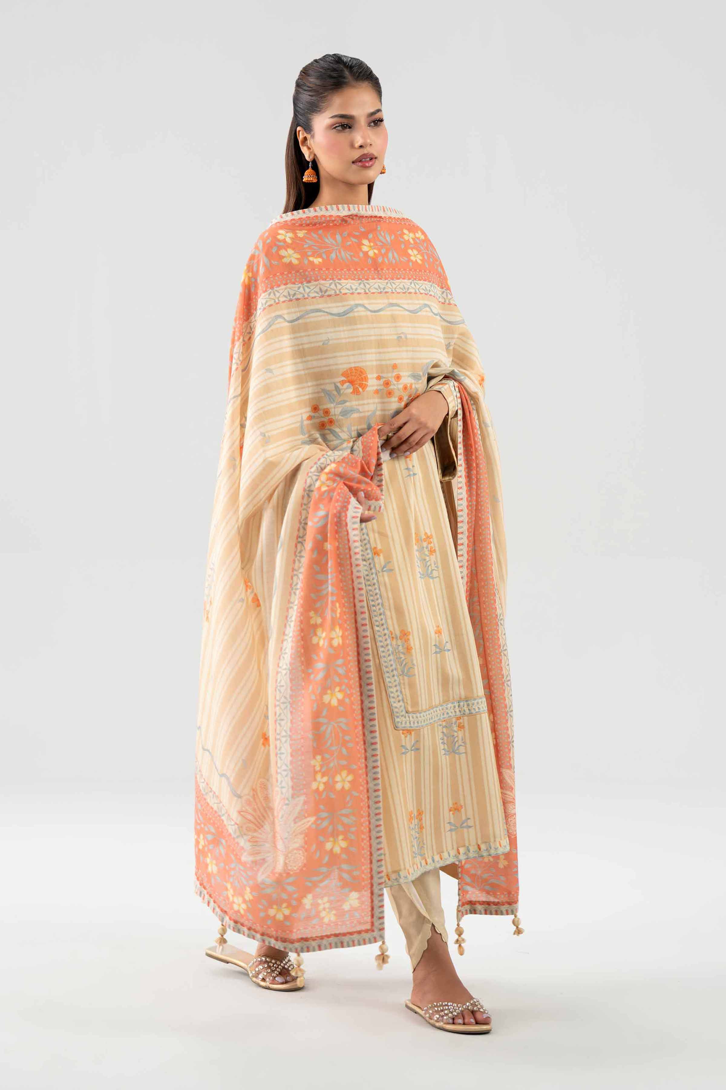 3 Piece - Digital Printed Suit - 42602114