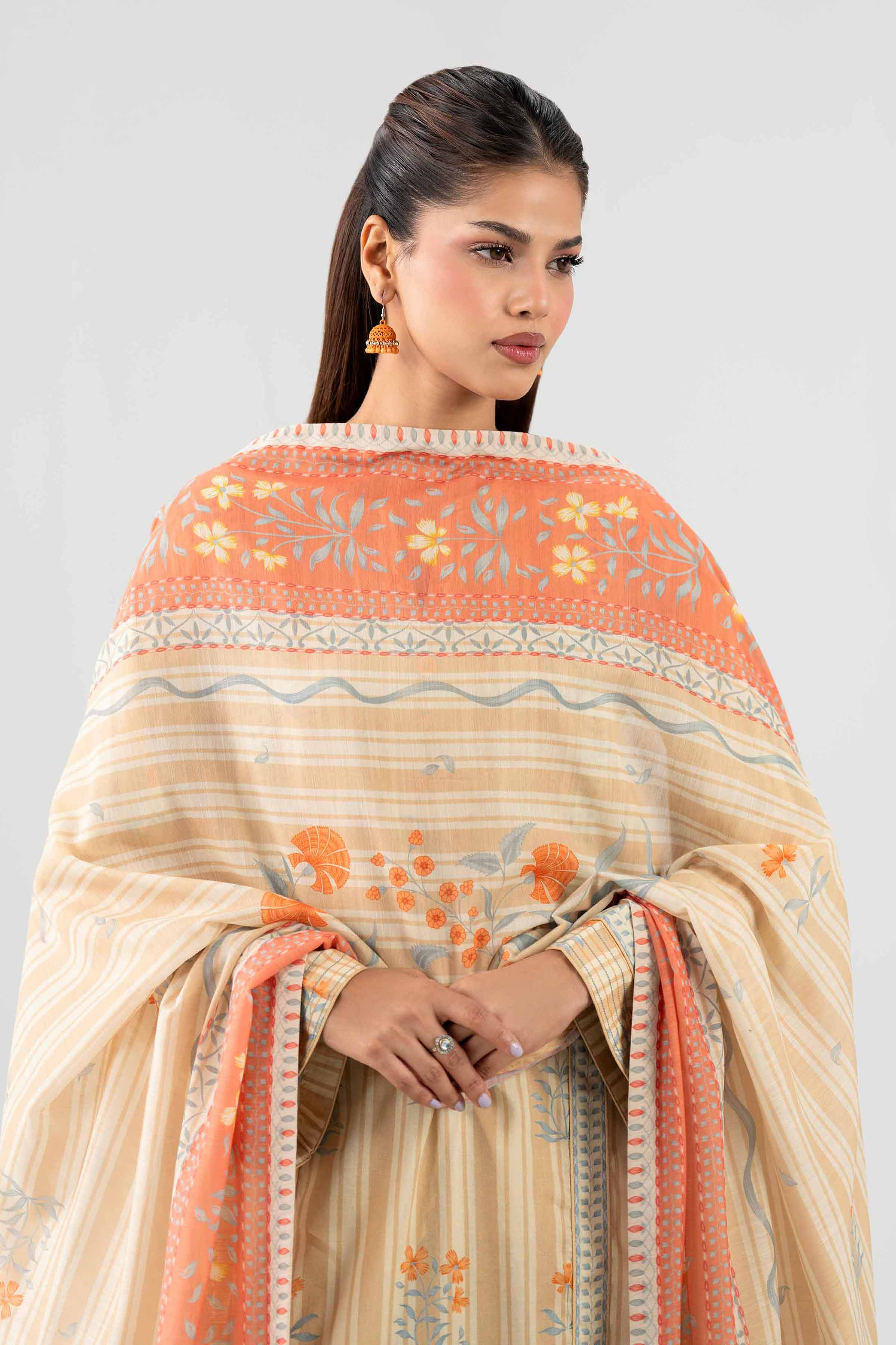 3 Piece - Digital Printed Suit - 42602114