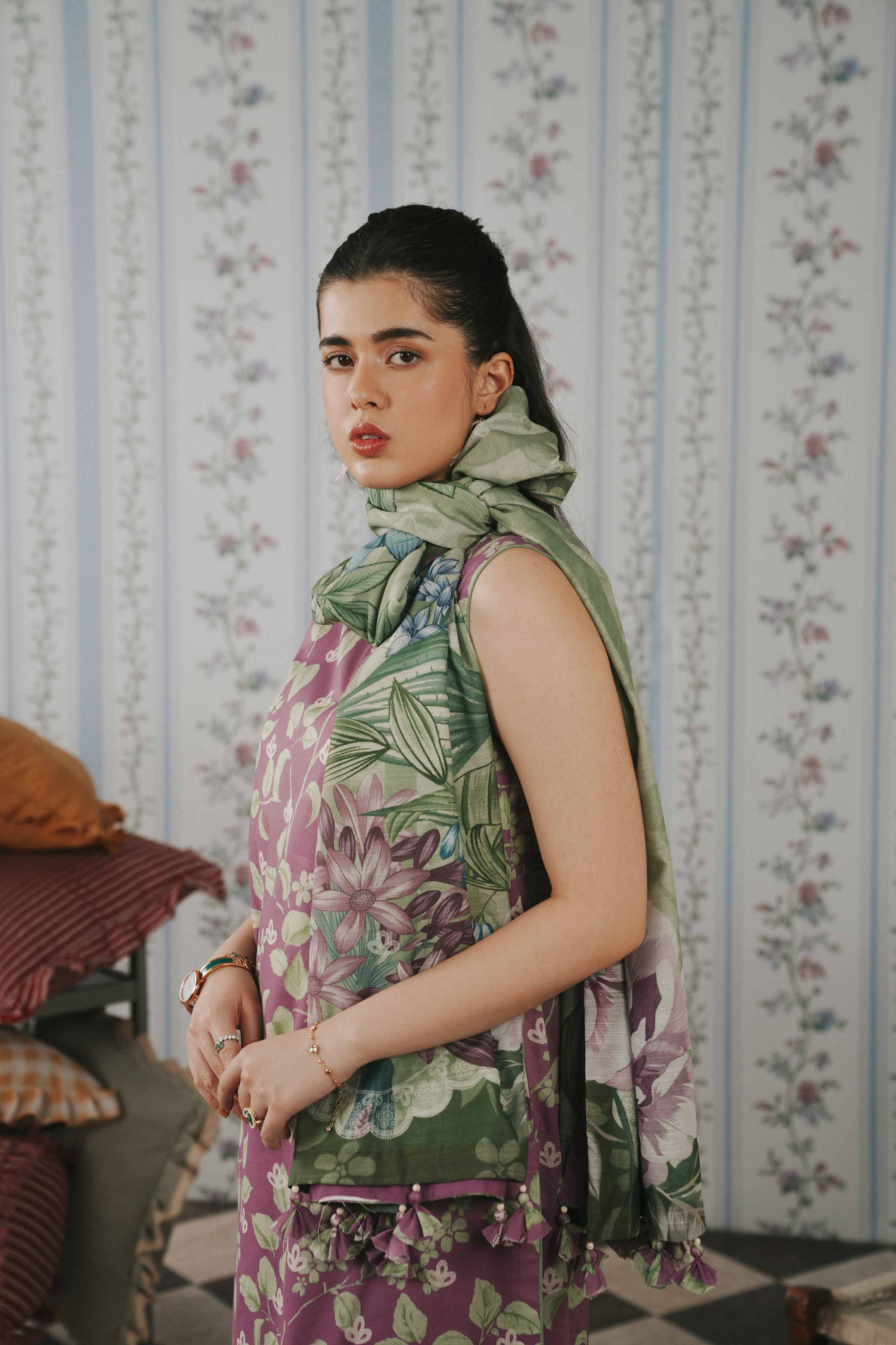 3 Piece - Digital Printed Suit - 42602117