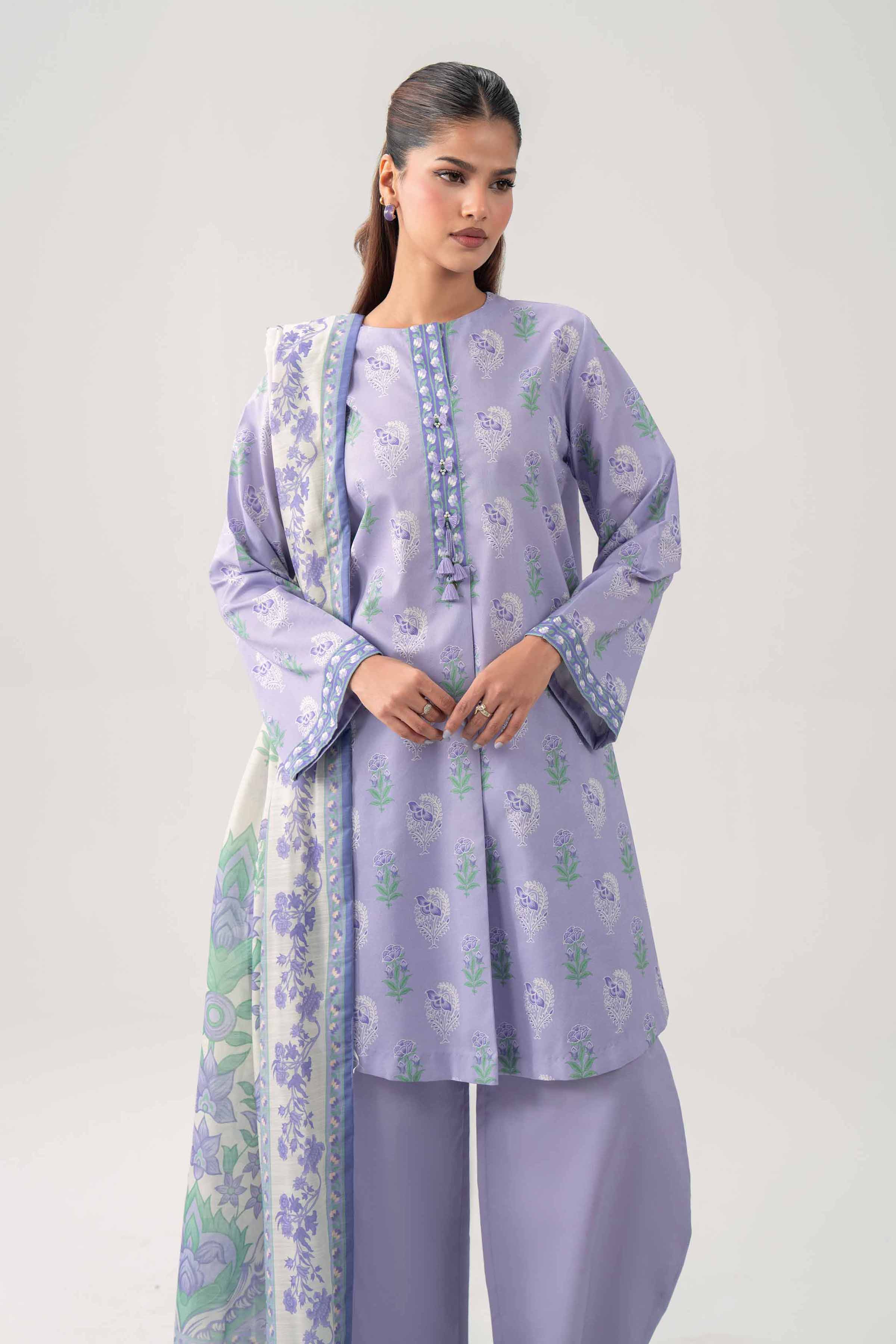 3 Piece - Digital Printed Suit - 42602121