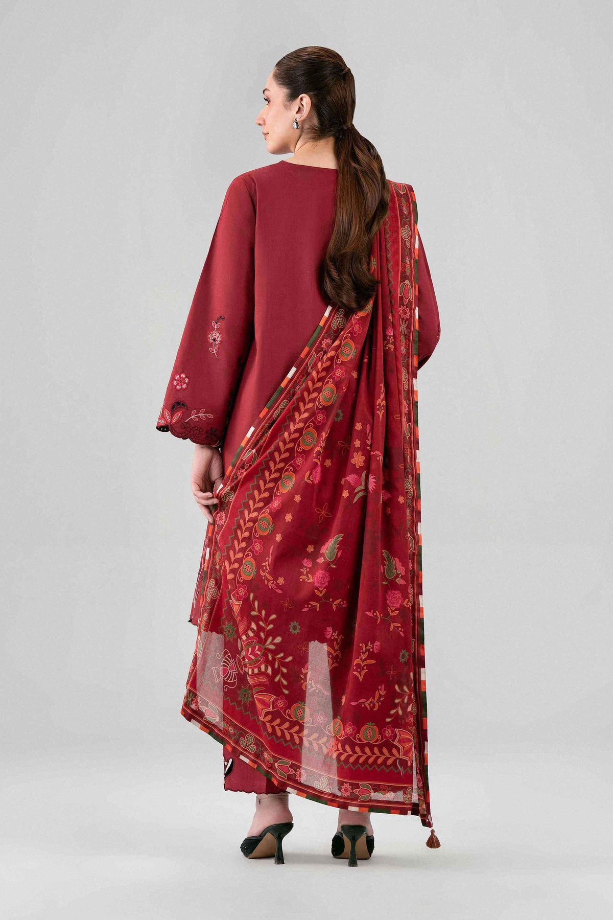 3 Piece - Digital Printed Embroidered Suit - 42602134 for Women - Unstitched Collection | Nishat | Shop Online