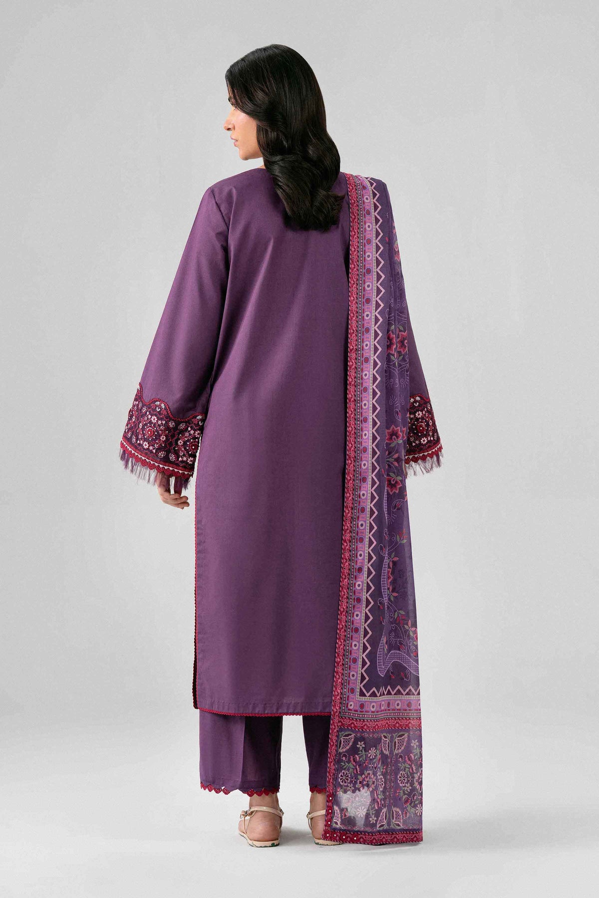 3 Piece - Digital Printed Embroidered Suit - 42602136 for Women - Unstitched Collection | Nishat | Shop Online