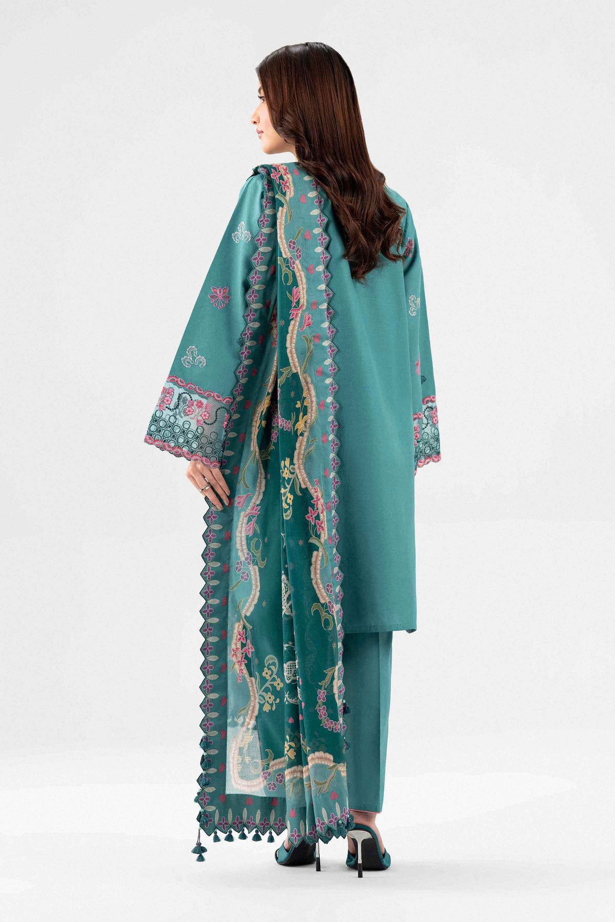 3 Piece - Digital Printed Embroidered Suit - 42602137 for Women - Unstitched Collection | Nishat | Shop Online