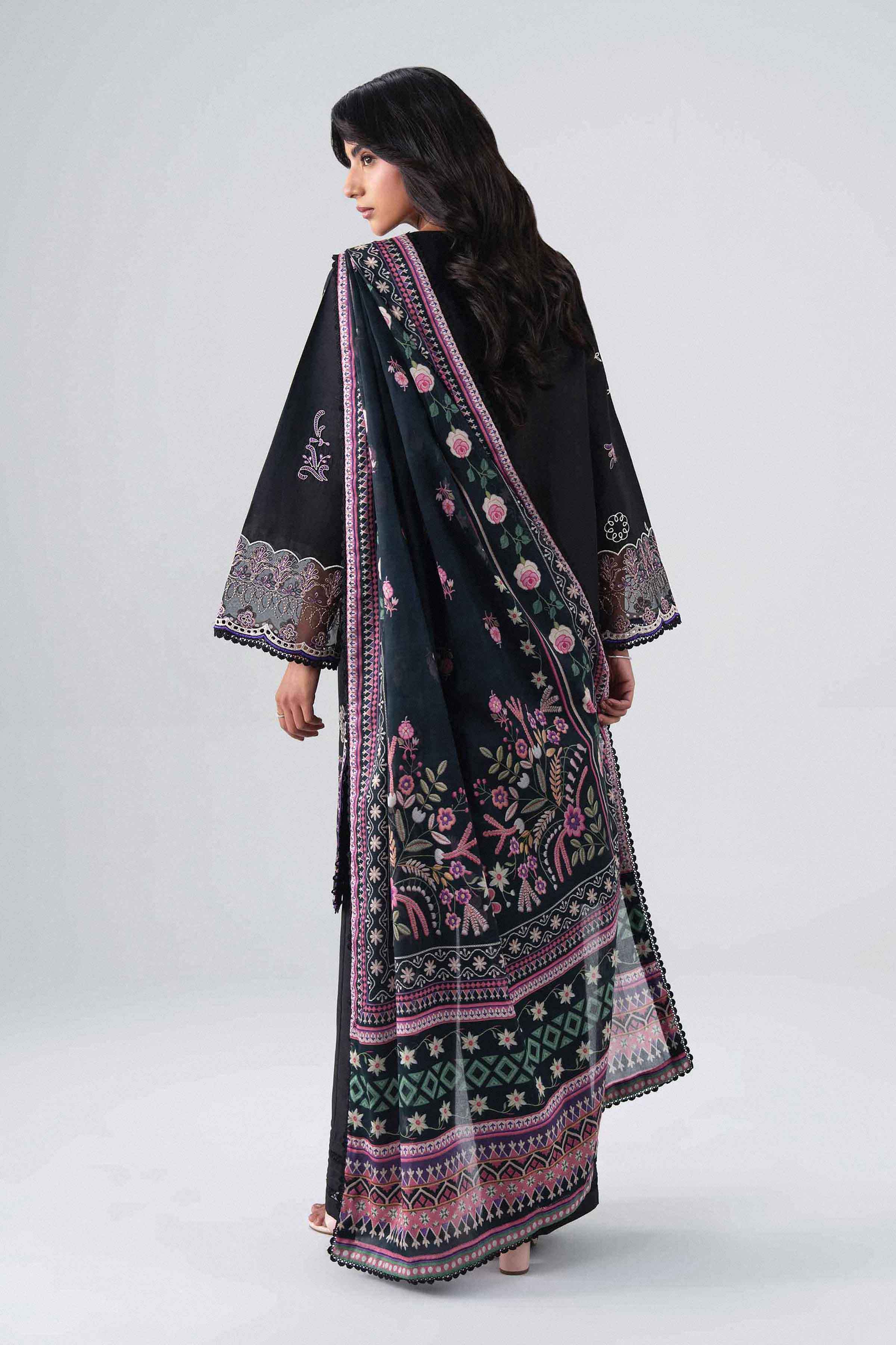 3 Piece - Digital Printed Embroidered Suit - 42602138 for Women - Unstitched Collection | Nishat | Shop Online