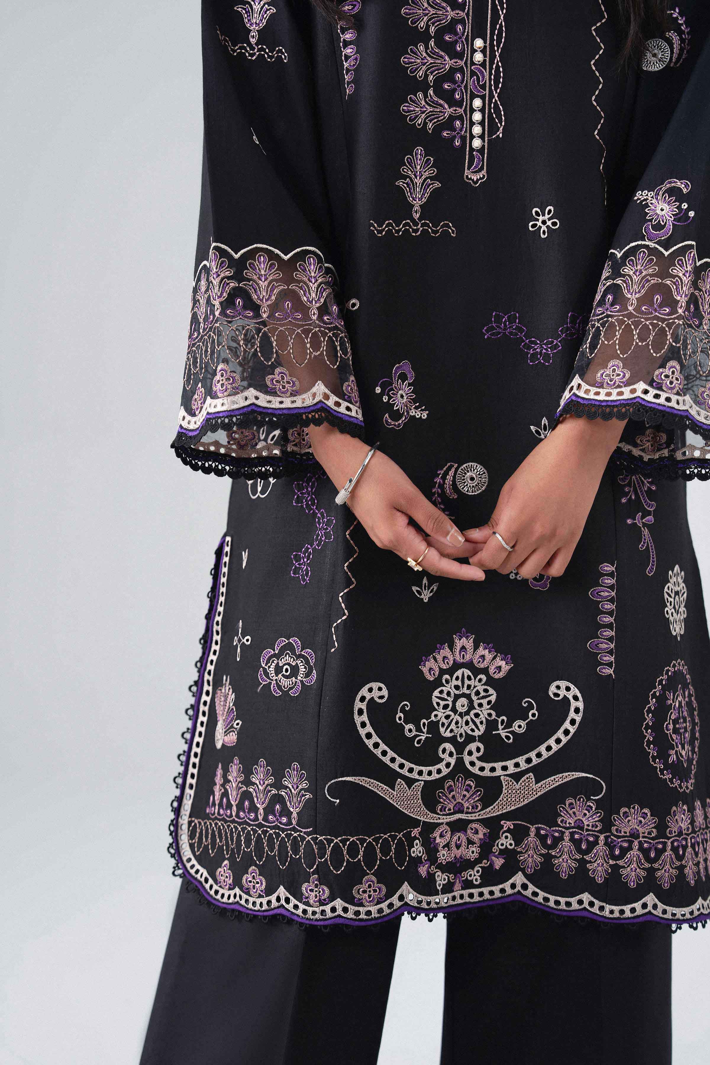 3 Piece - Digital Printed Embroidered Suit - 42602138 for Women - Unstitched Collection | Nishat | Shop Online