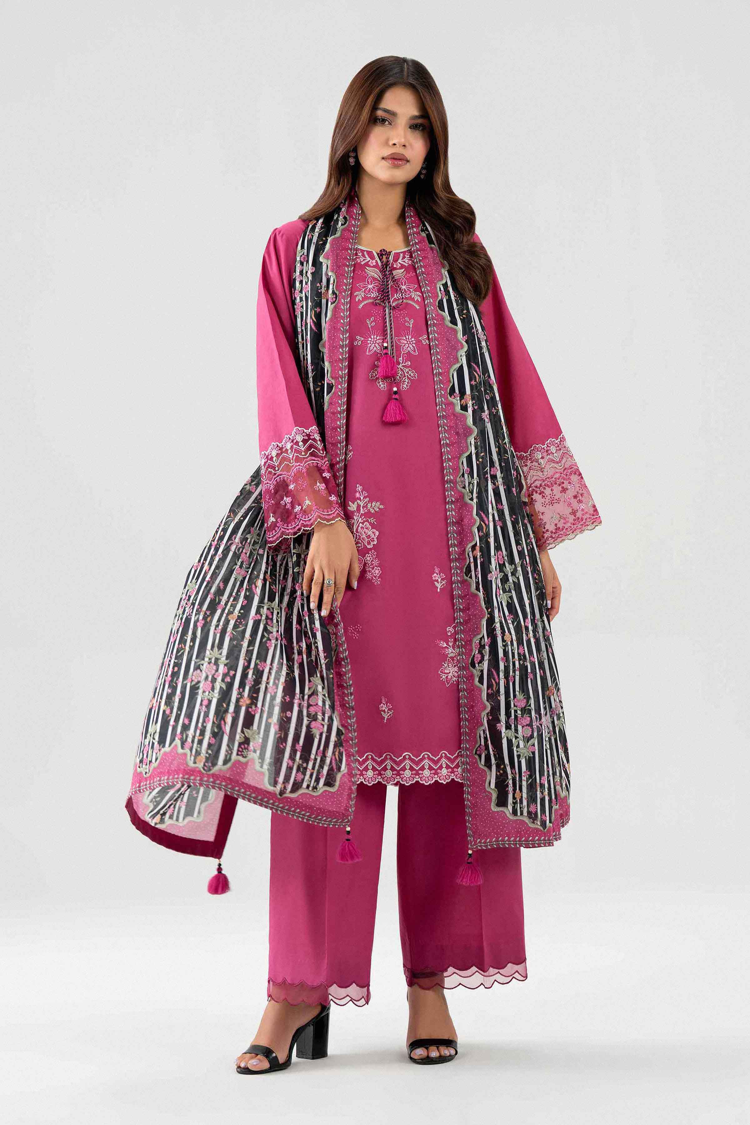 3 Piece - Digital Printed Embroidered Suit - 42602139 for Women - Unstitched Collection | Nishat | Shop Online