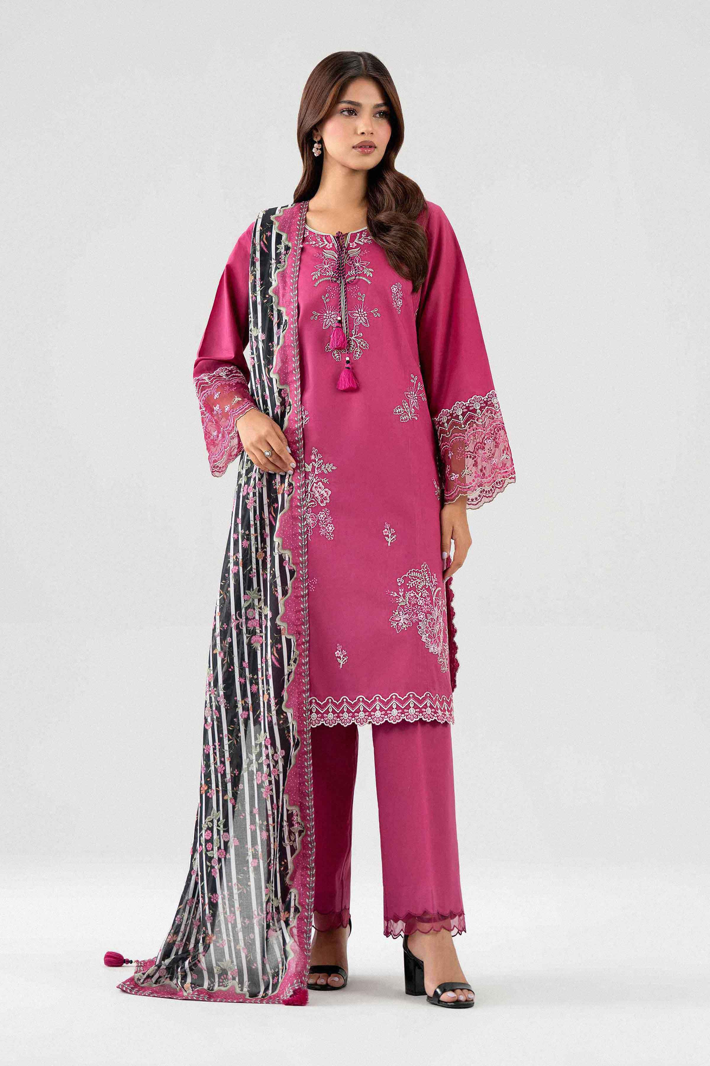 3 Piece - Digital Printed Embroidered Suit - 42602139 for Women - Unstitched Collection | Nishat | Shop Online
