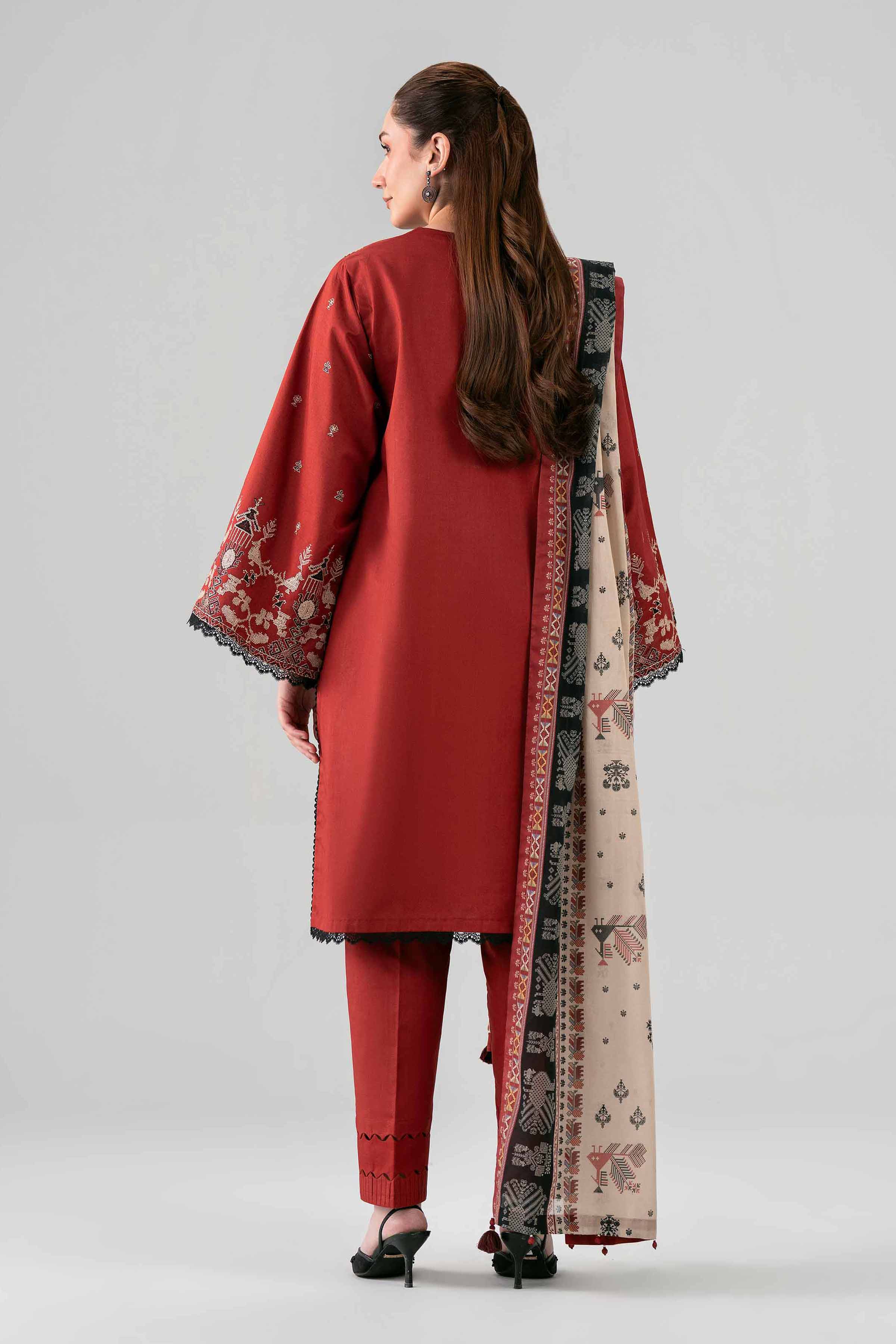 3 Piece - Printed Embroidered Suit - 42602146 for Women - Unstitched Collection | Nishat | Shop Online