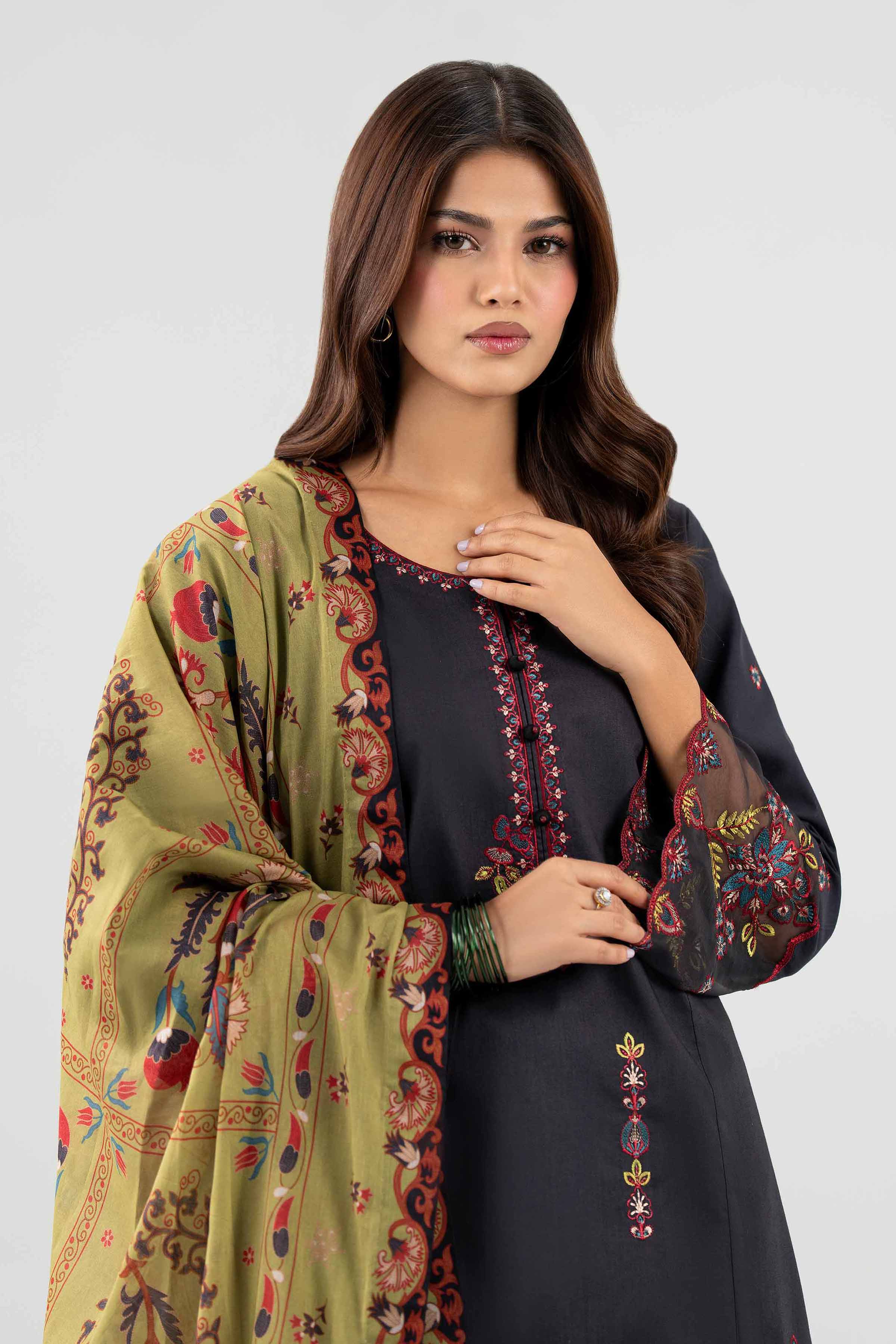 3 Piece - Printed Embroidered Suit - 42602149 for Women - Unstitched Collection | Nishat | Shop Online