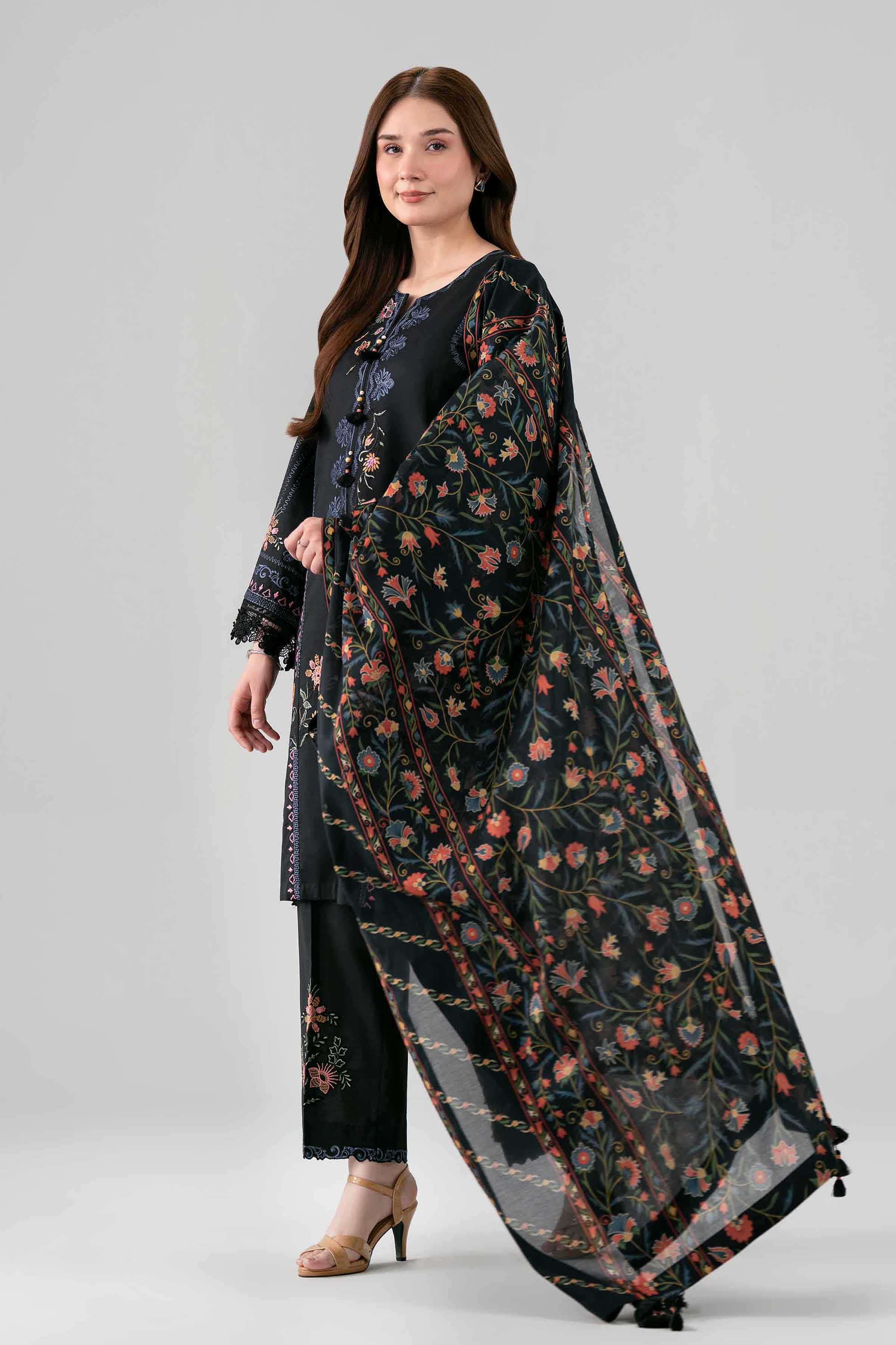 3 Piece - Printed Embroidered Suit - 42602152 for Women - Unstitched Collection | Nishat | Shop Online