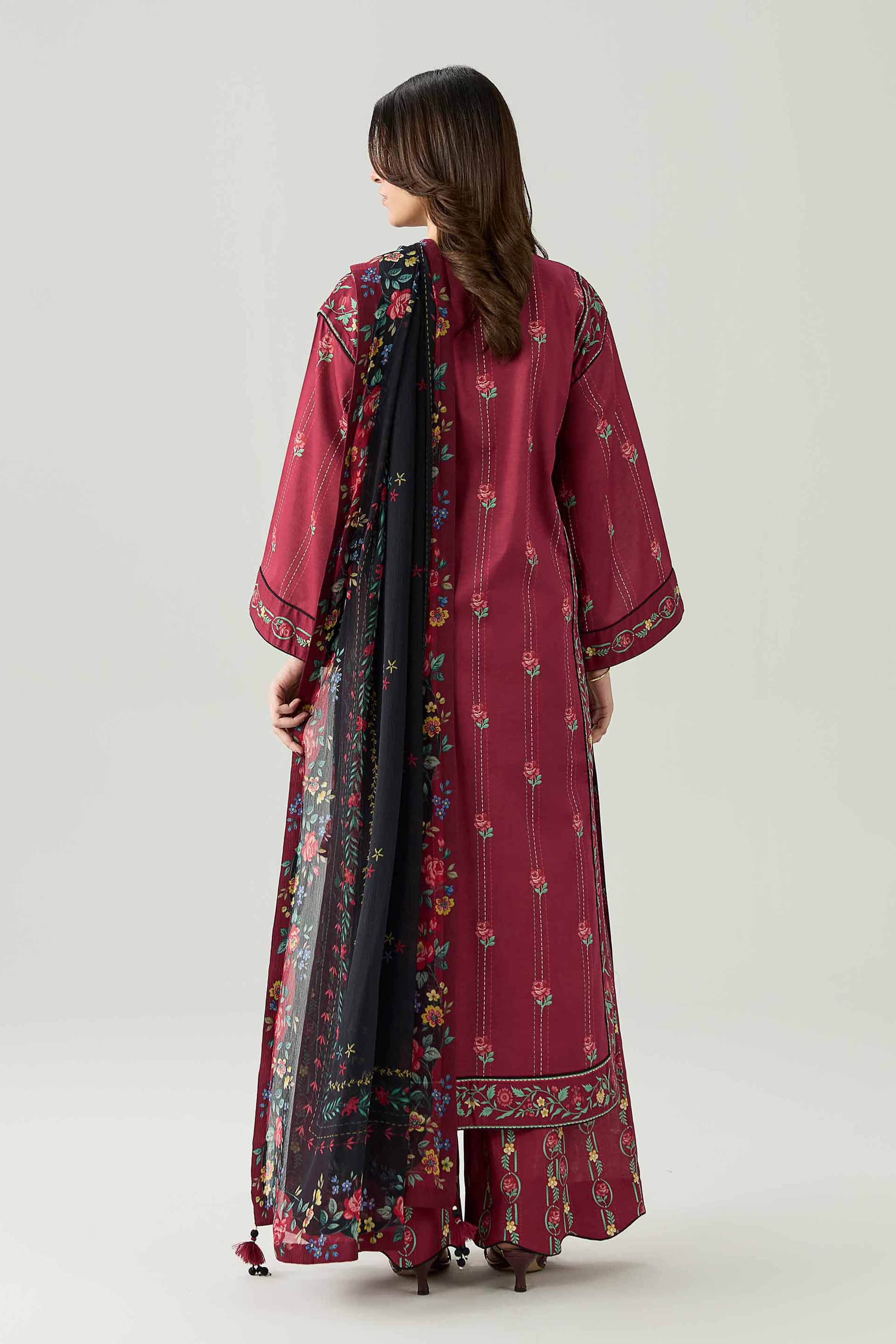 3 Piece - Digital Printed Suit - 42602189
